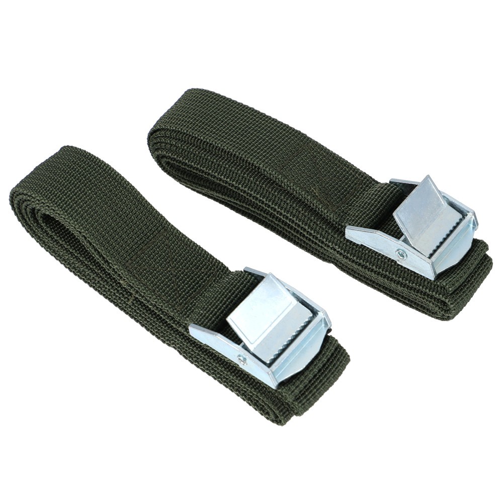 2Pcs Hiking Camera Fixing Strap Black Polyester Outdoor Securing Belt