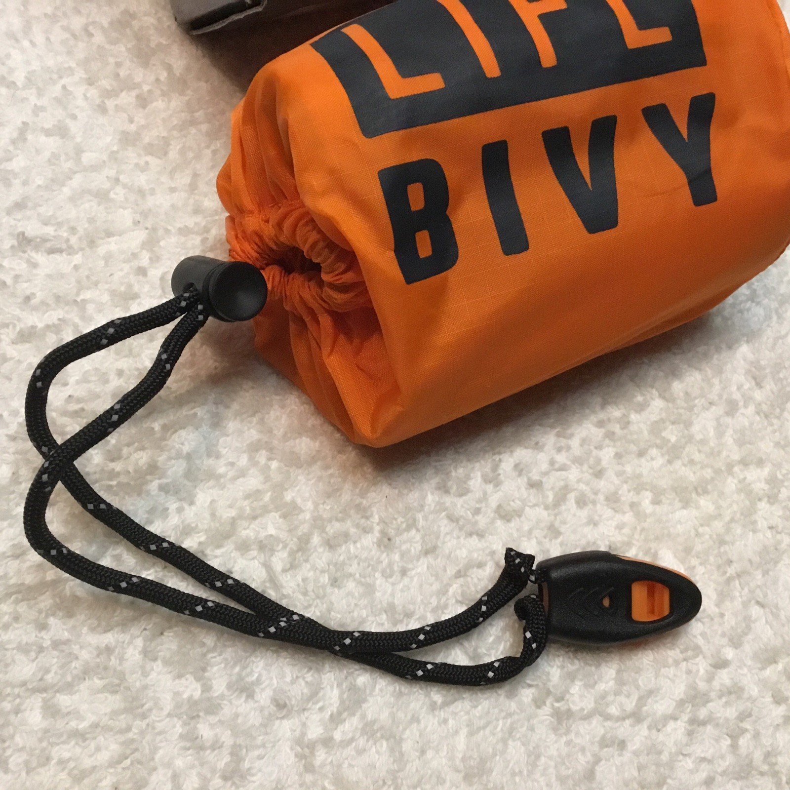 Go Time Gear Life Bivy Emergency Survival Sleeping Bag Thermal Bright Orange