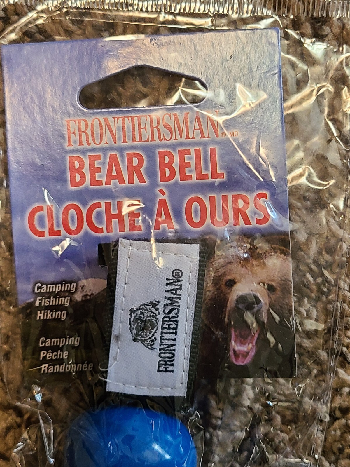 Frontiersman Bear Bell Blue Magnetic Silencer Blue ~ New