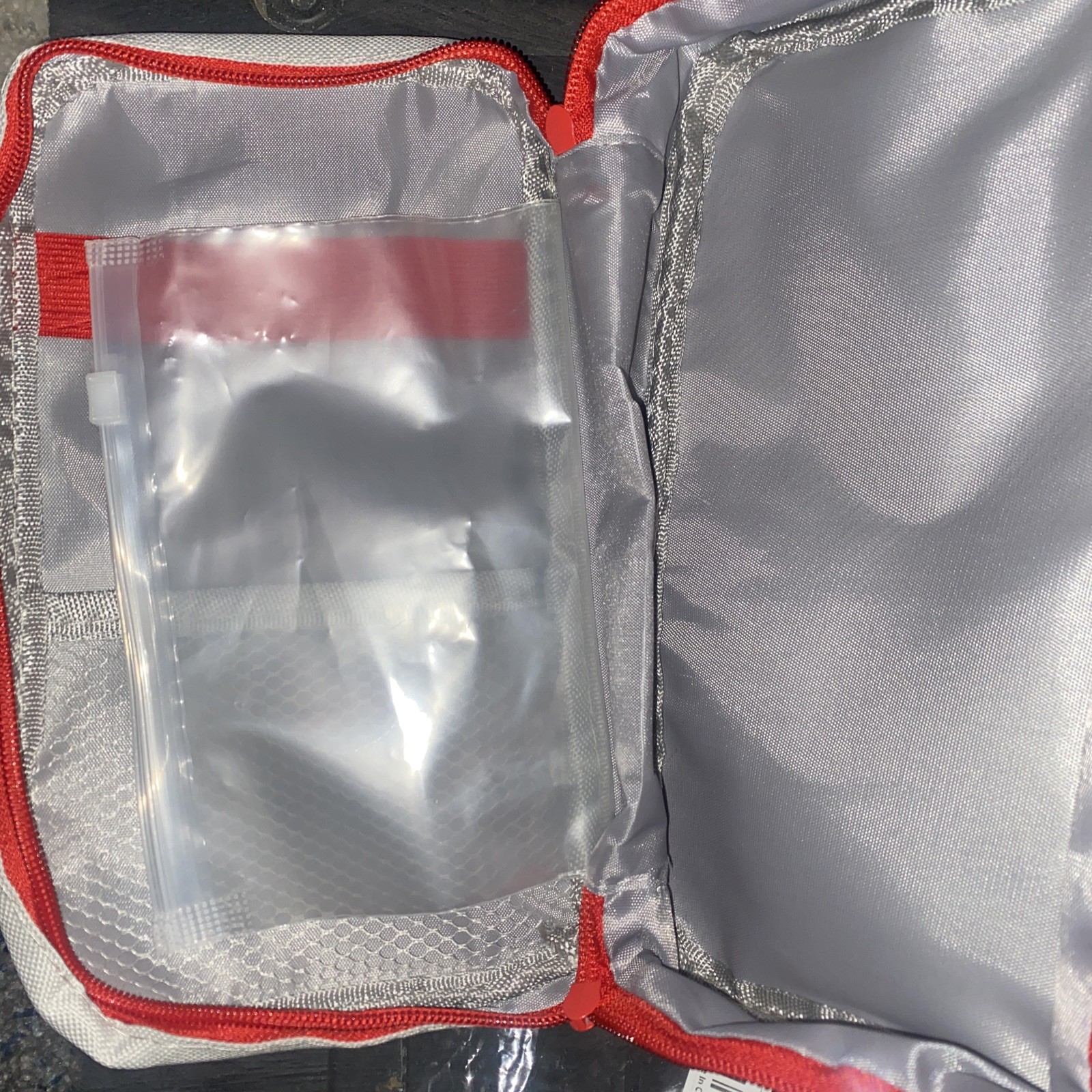 Tactical First Aid Kit Bag Medical Pouch Zippered W/ Organizer Sleeves