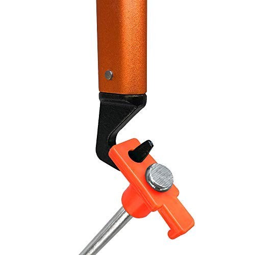 ABCCANOPY 11 Inch Tent Stakes 10 Pcs Non-Rust Metal Ground 11 inch, Orange