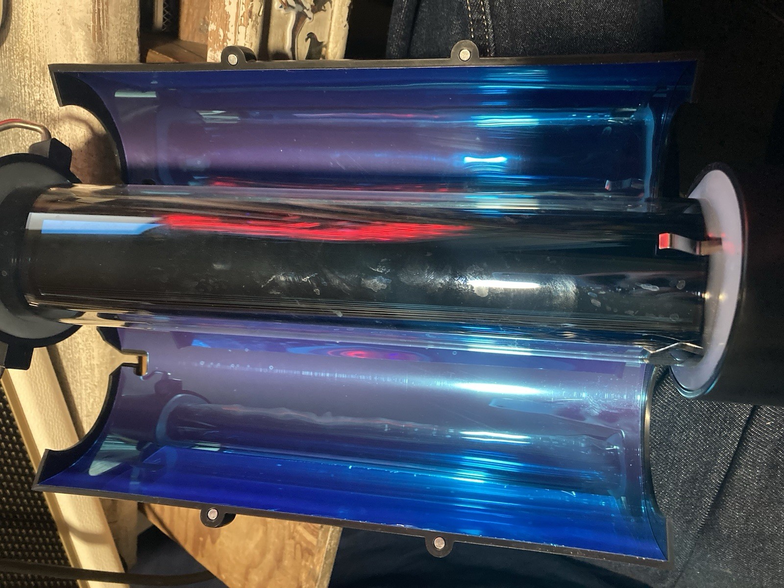 Used 4Patriots Sun Kettle Rocket Solar Cooker Boil Water Heater Survival 16.9 oz