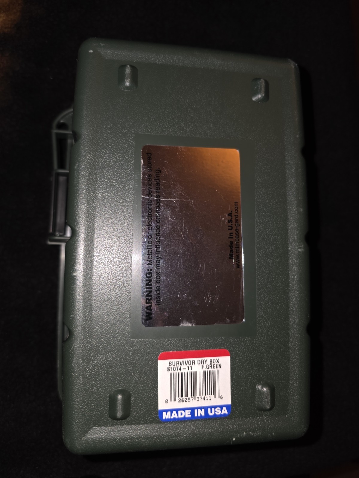 MTM Case-Guard Survivor Dry Box w/Compass Water-Resistant Made In U.S.A.