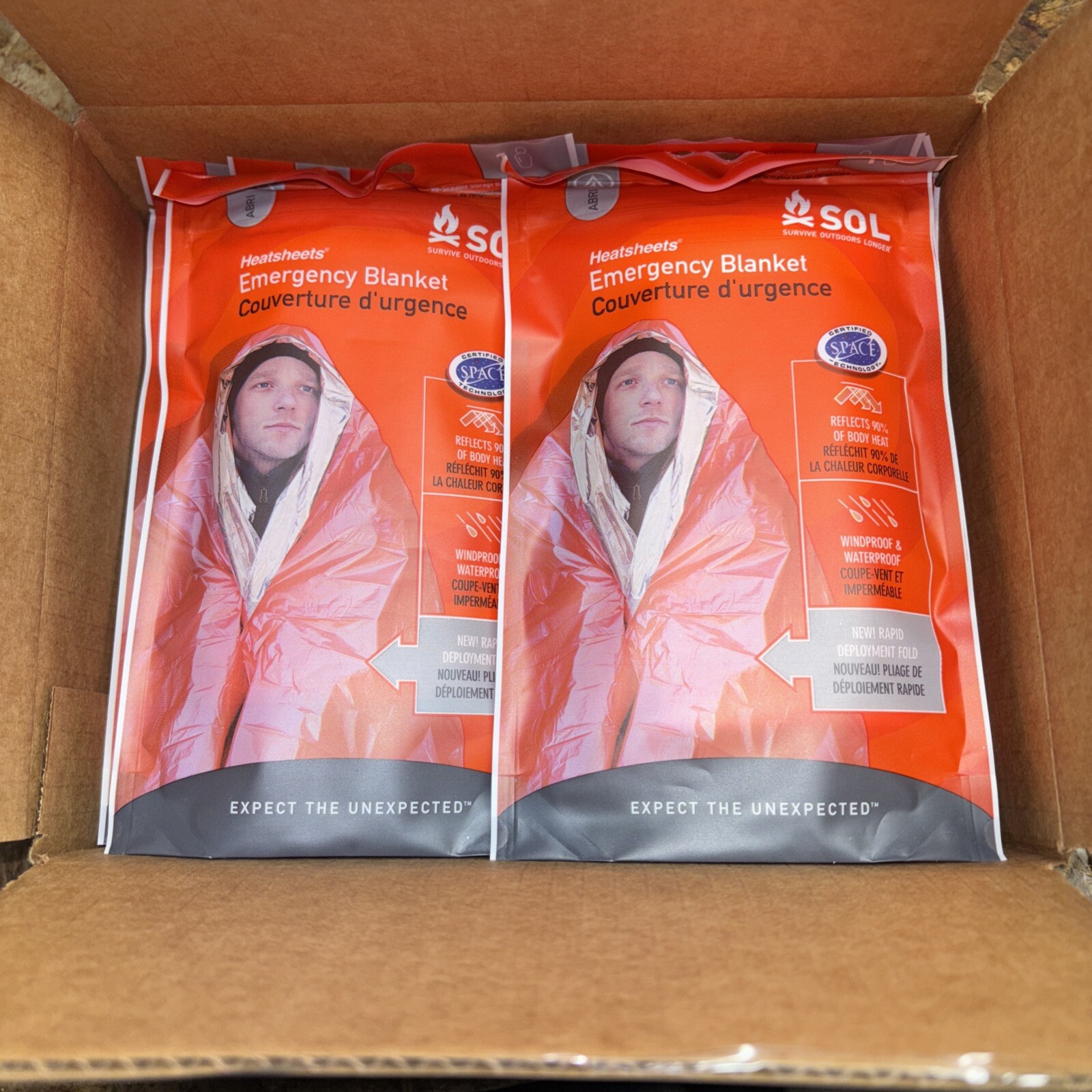 Adventure Medical First Aid New Heatsheets Emer Blanket 0140-1222 CASE OF 12