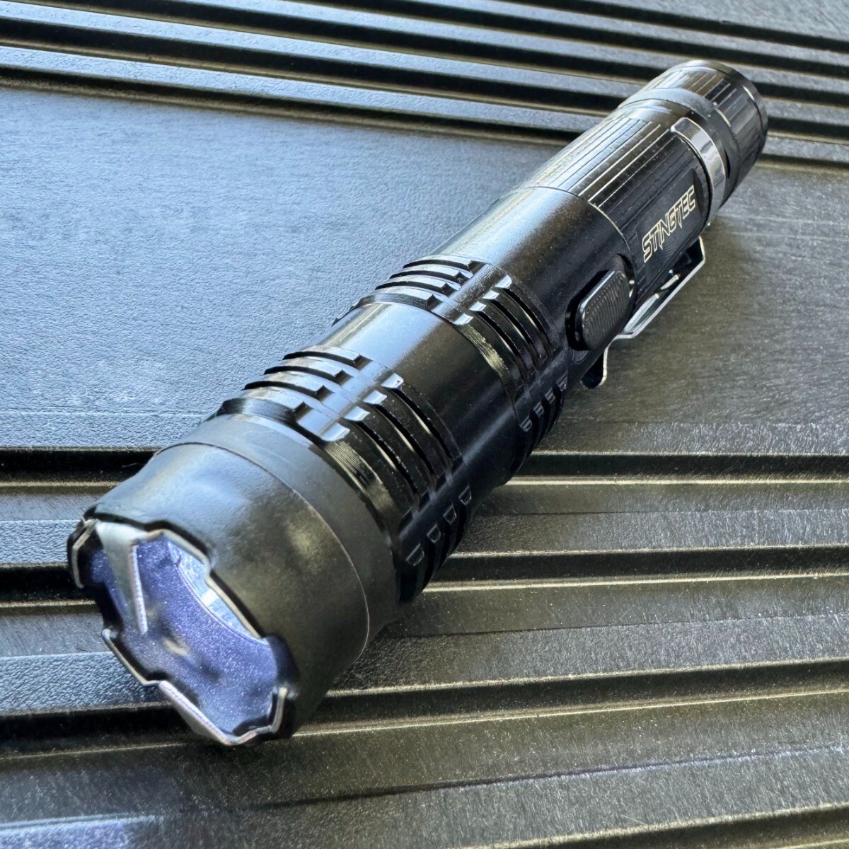 Stingtec Stun Gun LED Light & Survivor Pepper Spray Most Powerful Allowed in USA