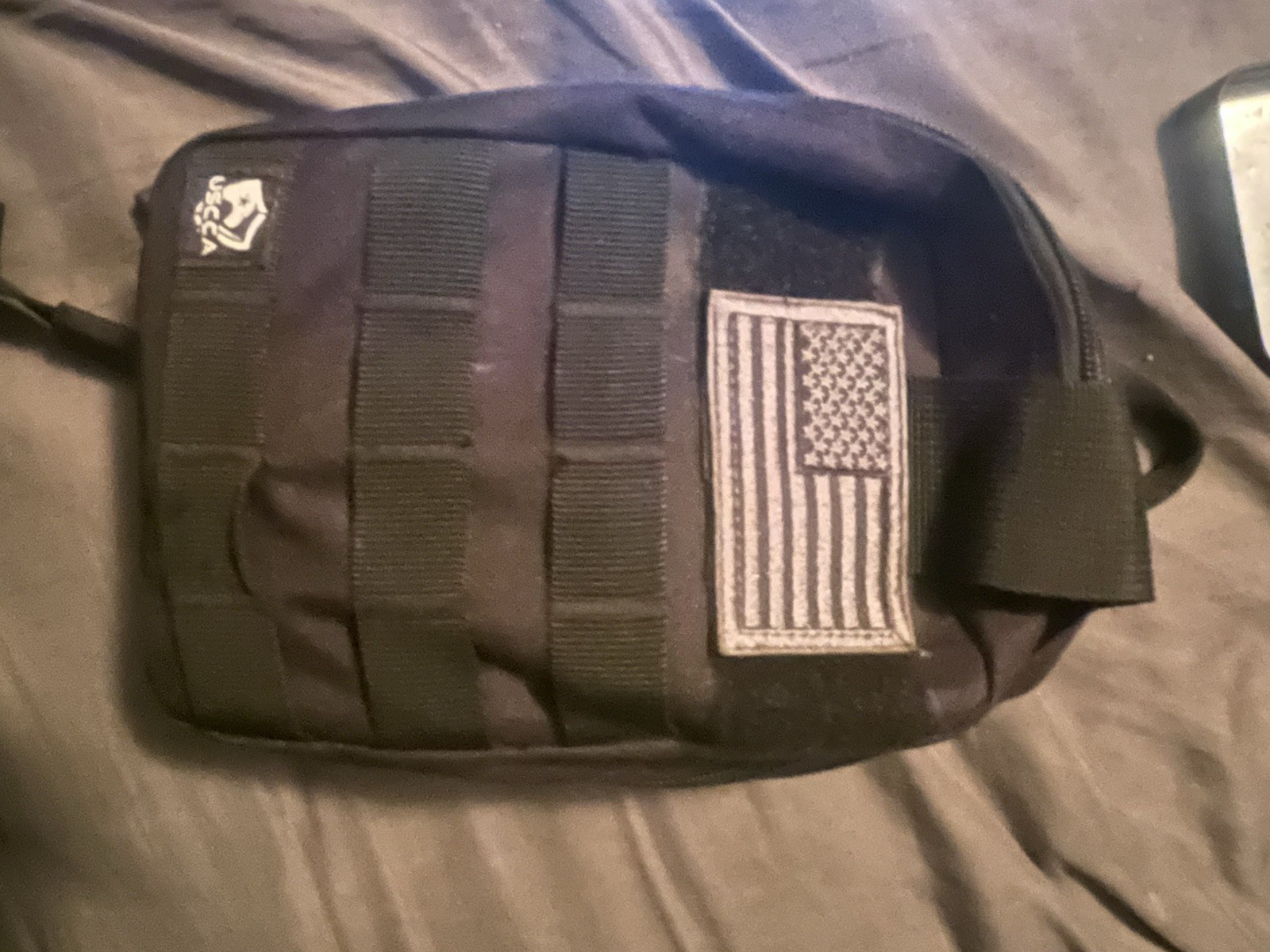 USCCA Survival Kit W/ Added Fixed Blade & Throwing Knife (Packed With Surv. Sup)