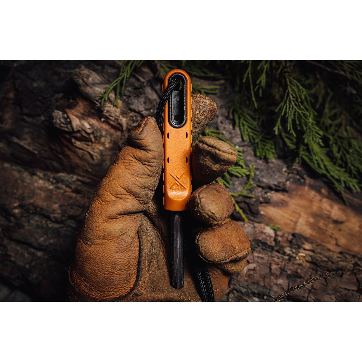 Exotac polySTRIKER XL Ultra-Light Ferrocerium Rod Firestarter – Gunmetal