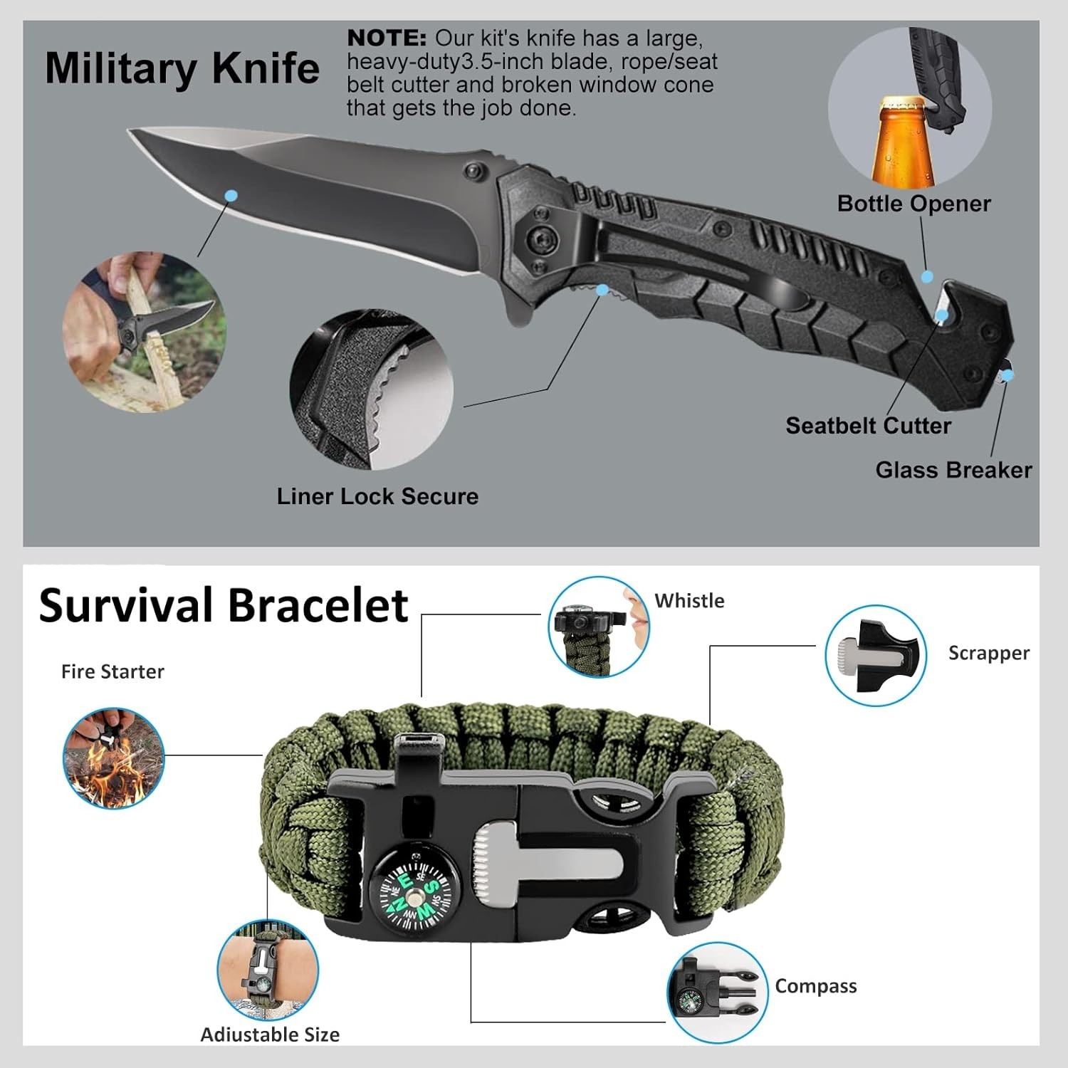 Gifts for Men Dad Him Birthday Christmas Fathers Day, Cool Gadget/Survival Ge…