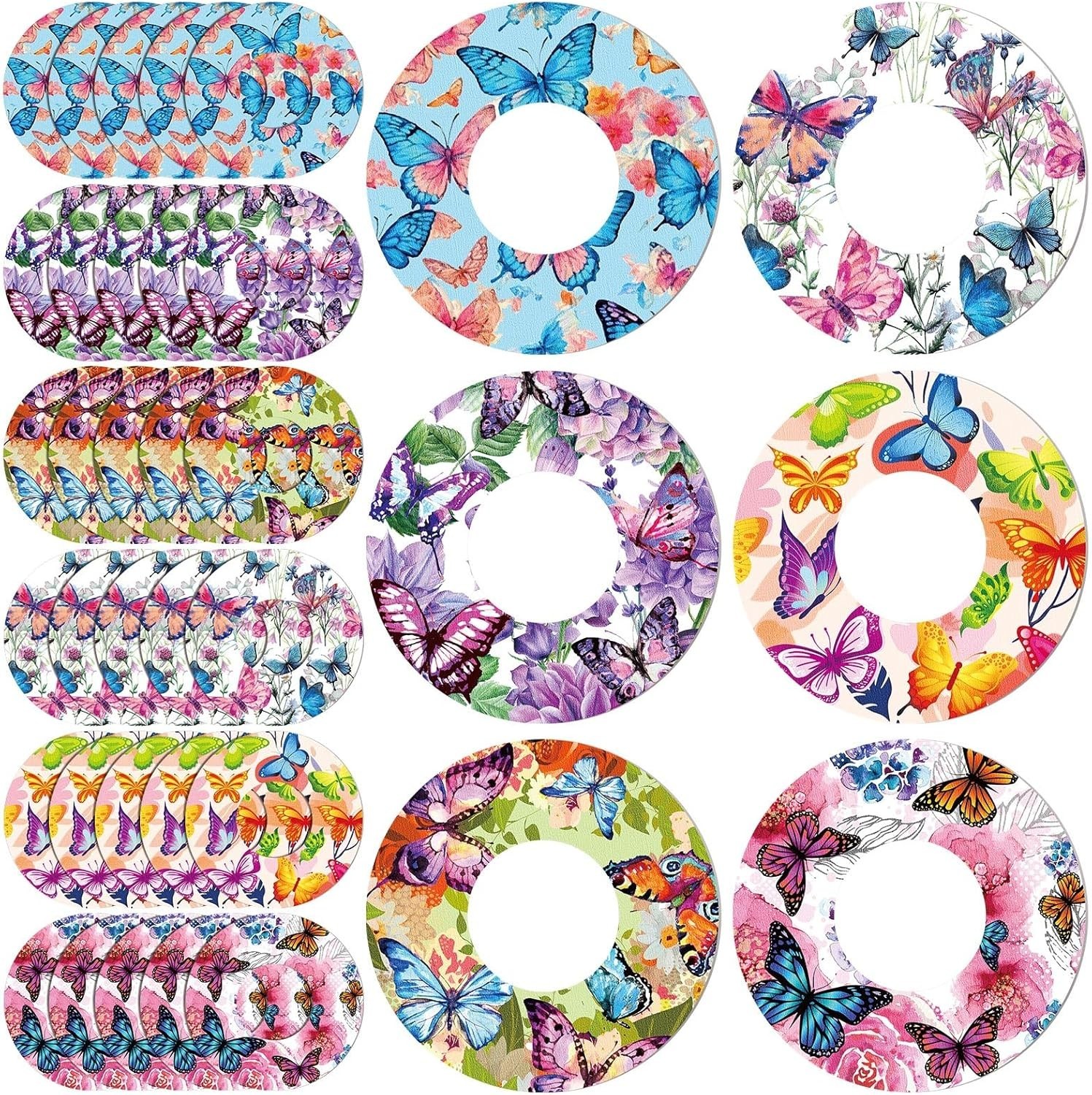 Fashionable 36 Pack Waterproof CGM Adhesive Patches for Active Lifestyles