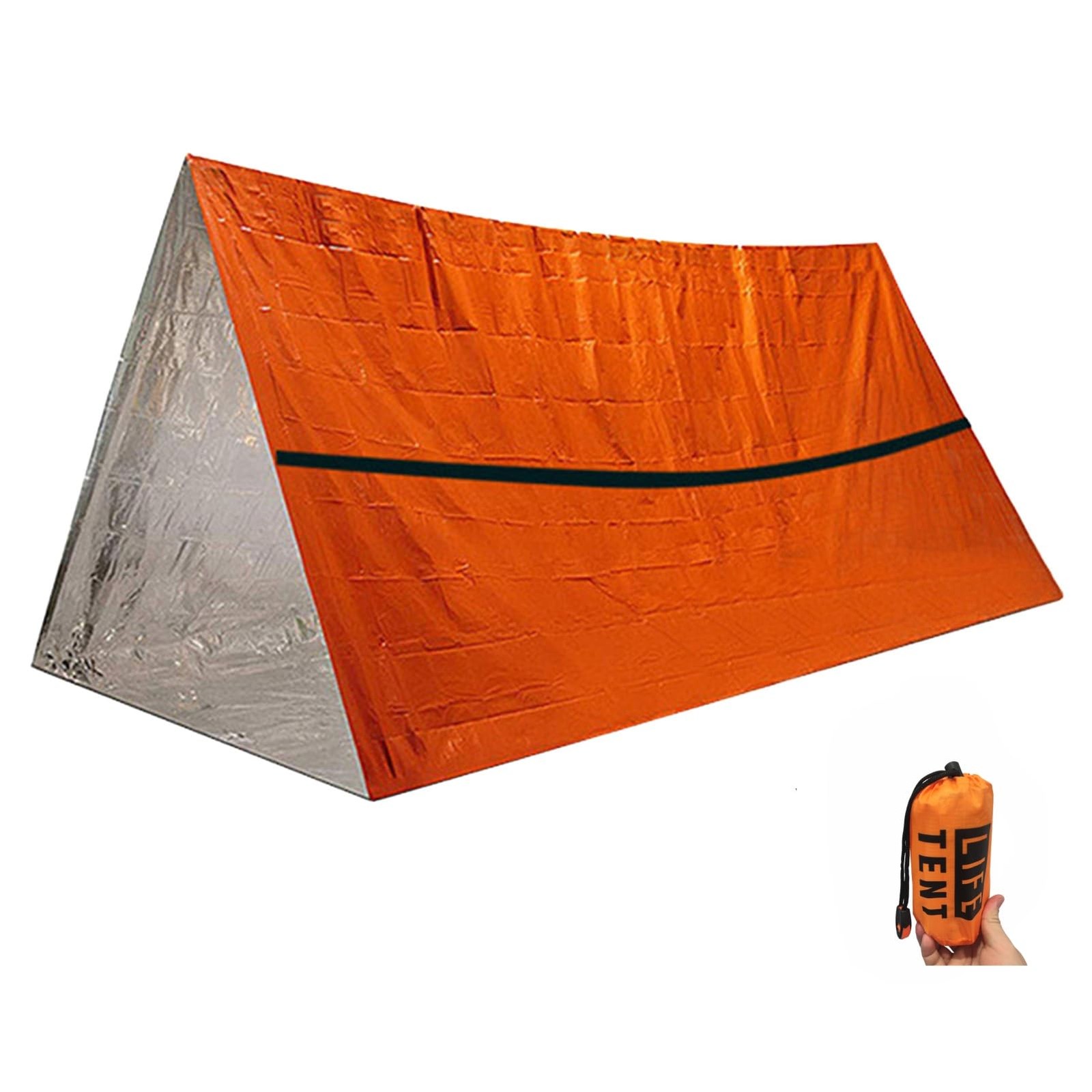 Emergency Survival Tent. Emergency Tent with Emergency Whistle,Emergency Shel…
