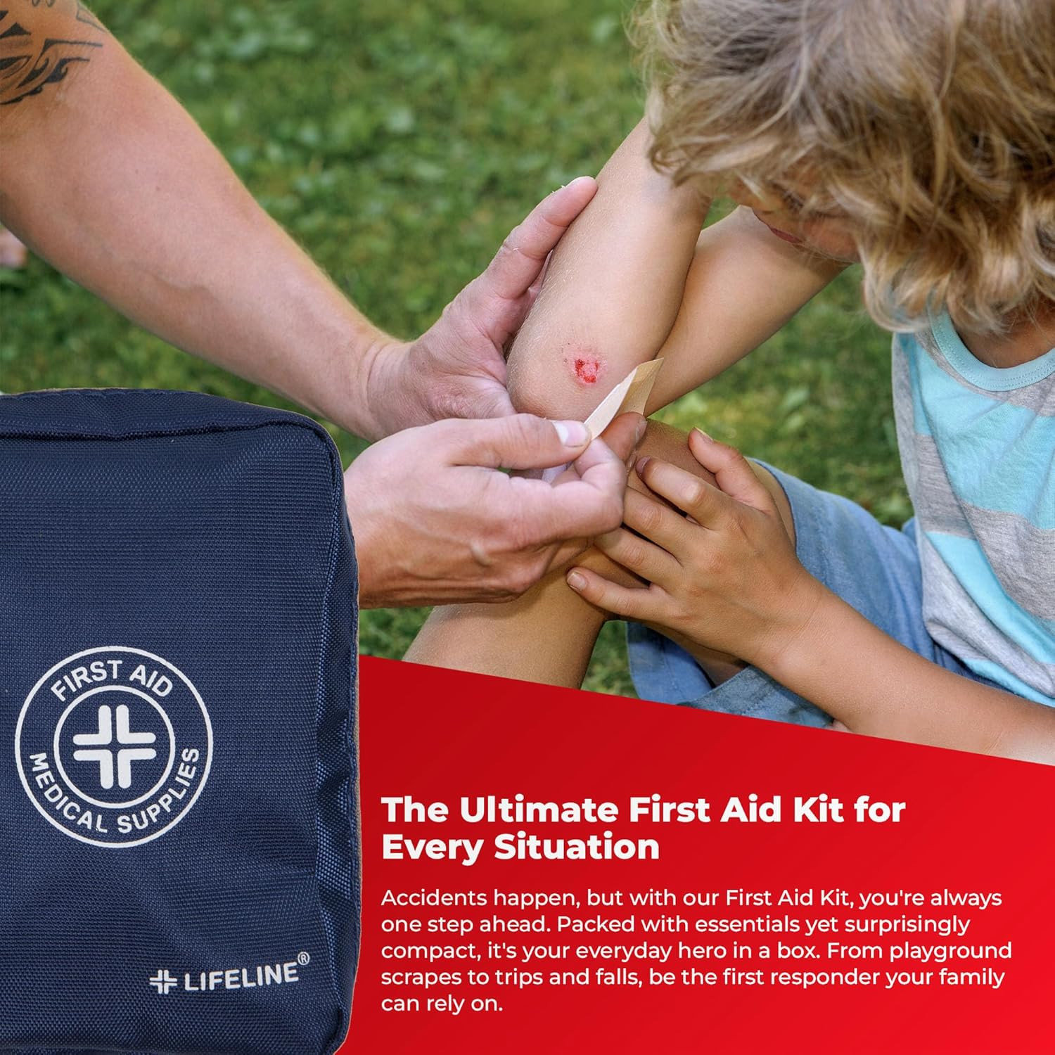 First My Family All-In-One 4 Person, 72 Hour Emergency Survival Kit for Fires, E
