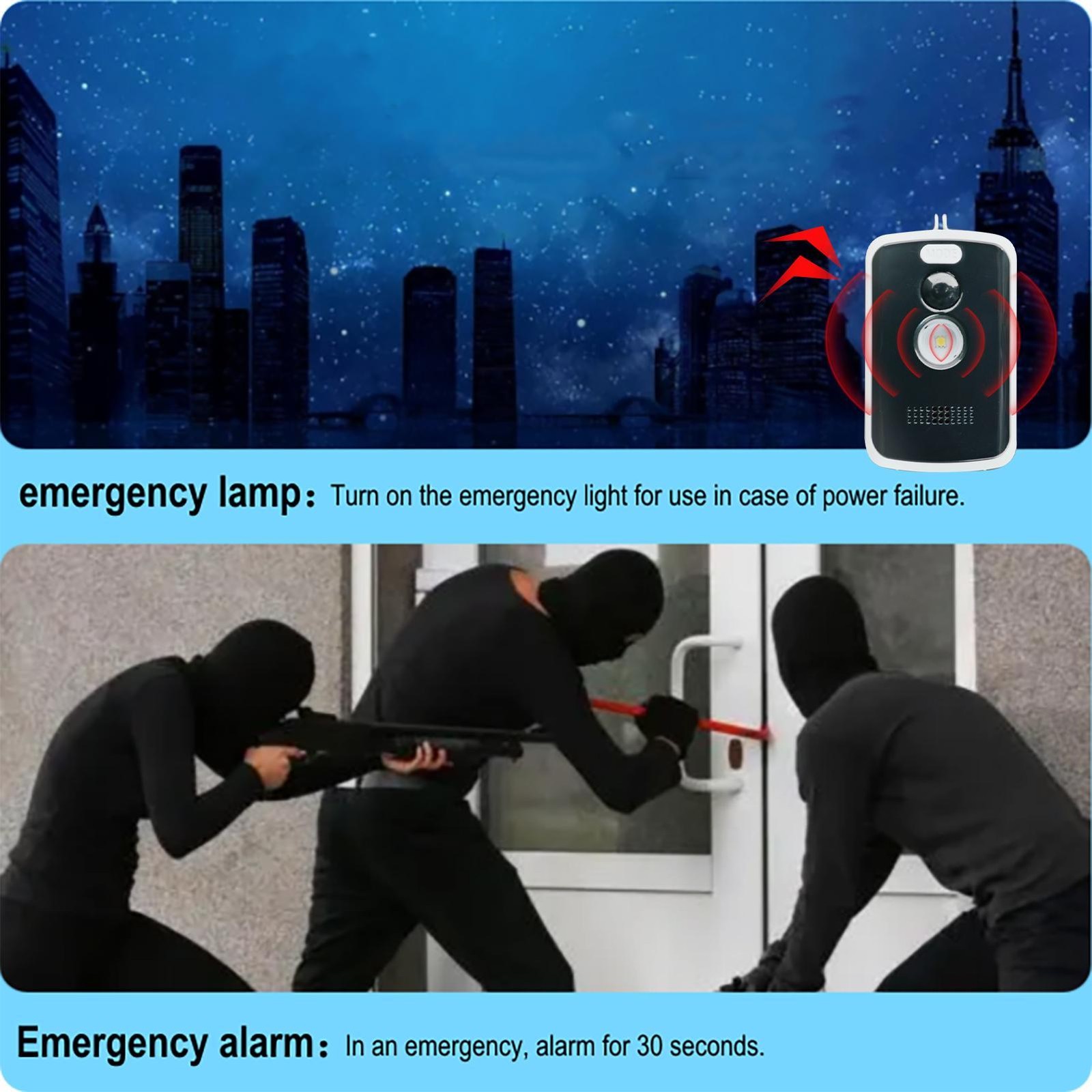 Perimeter Trip Alarm Anti-Theft Outdoor Camping Alarm Wildlife Warning Device