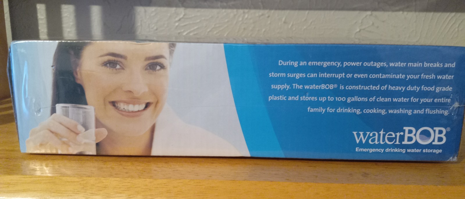 NEW SEALED Box WaterBOB Emergency Drinking Water Storage Store Up To 100 Gallons