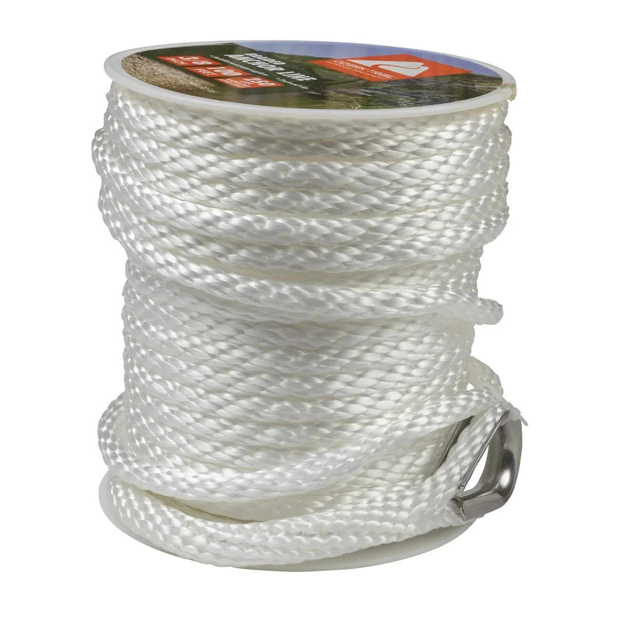 (2 pack) Ozark Trail 3/8″x100′ Nylon Braided Marine Anchor Line 100 Foot Length.