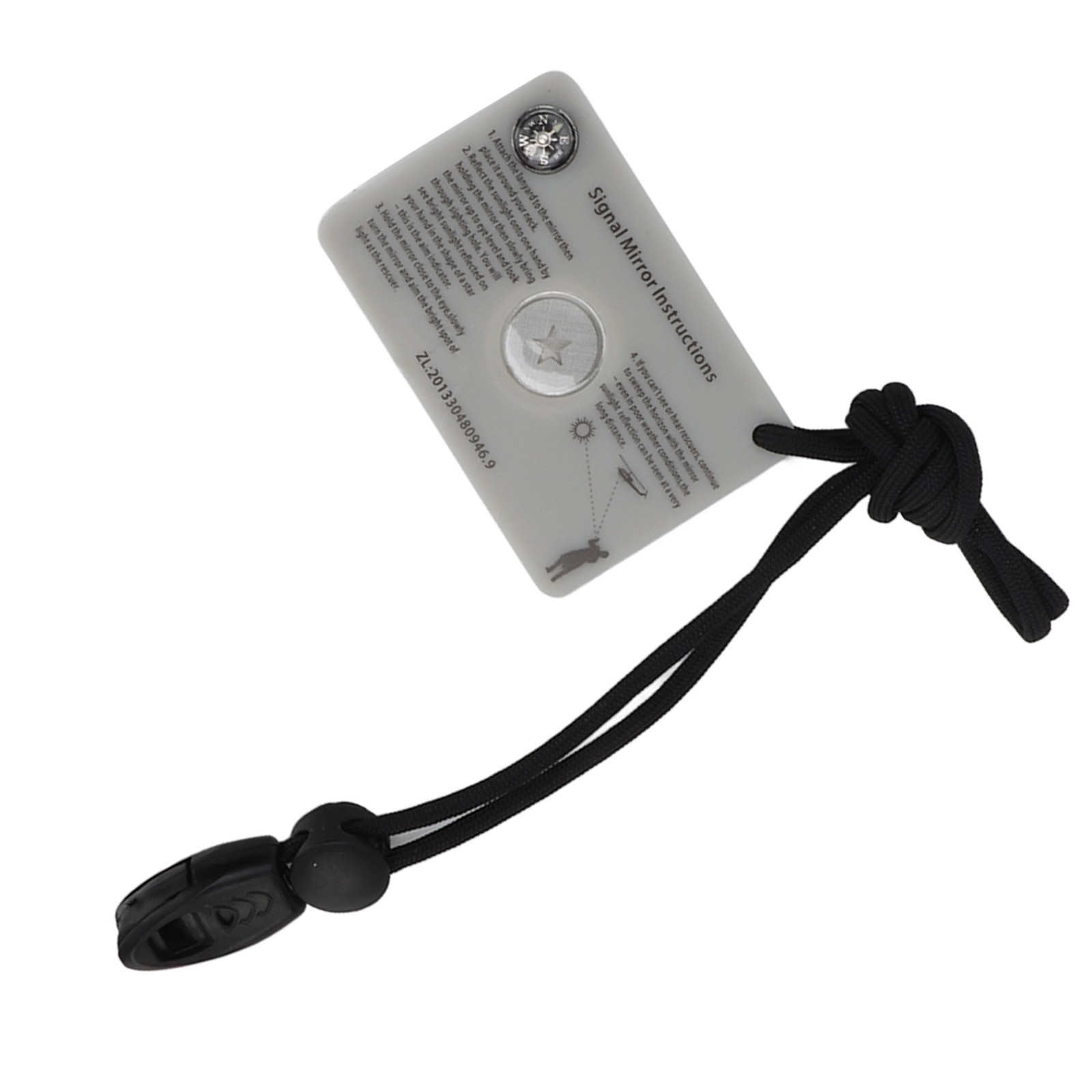 Survival Emergency Signal Mirror With Lanyard Reflector Glass Mirror Forˇ