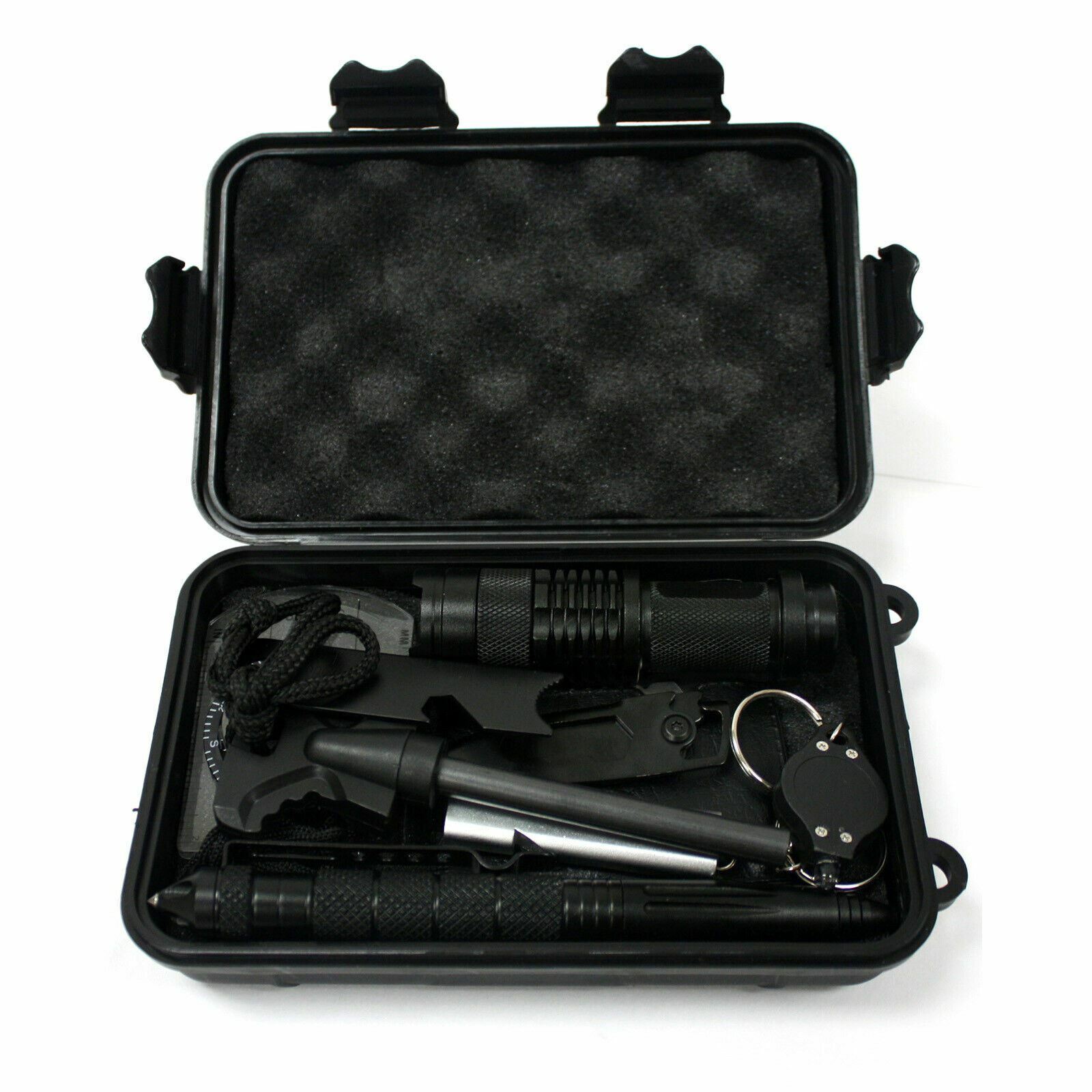 EDC Everyday Carry Kit Compact Survival Outdoor Emergency Tool Gear 9 in 1