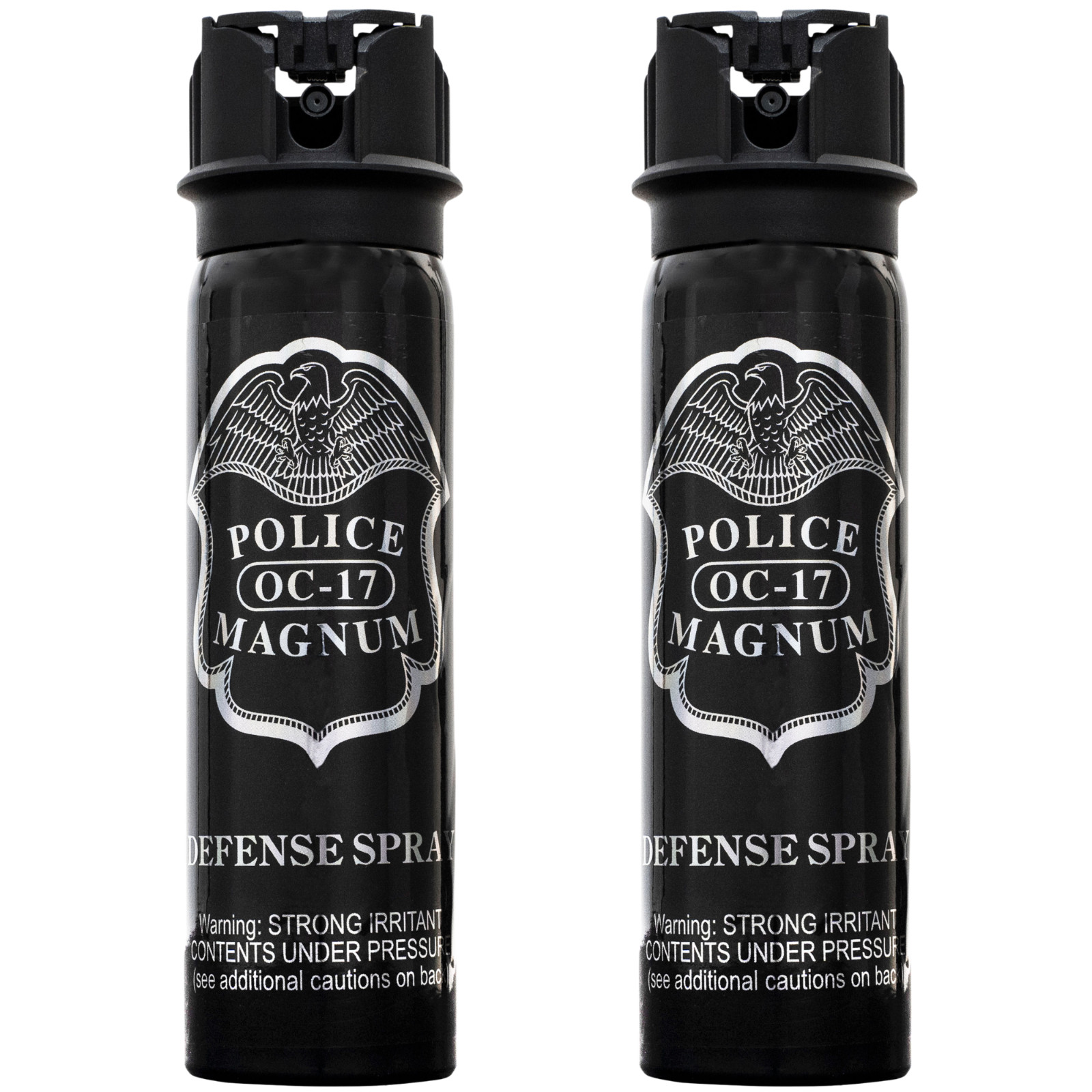 Police Magnum pepper spray self defense tactical security 2 Pack 4oz Flip Top