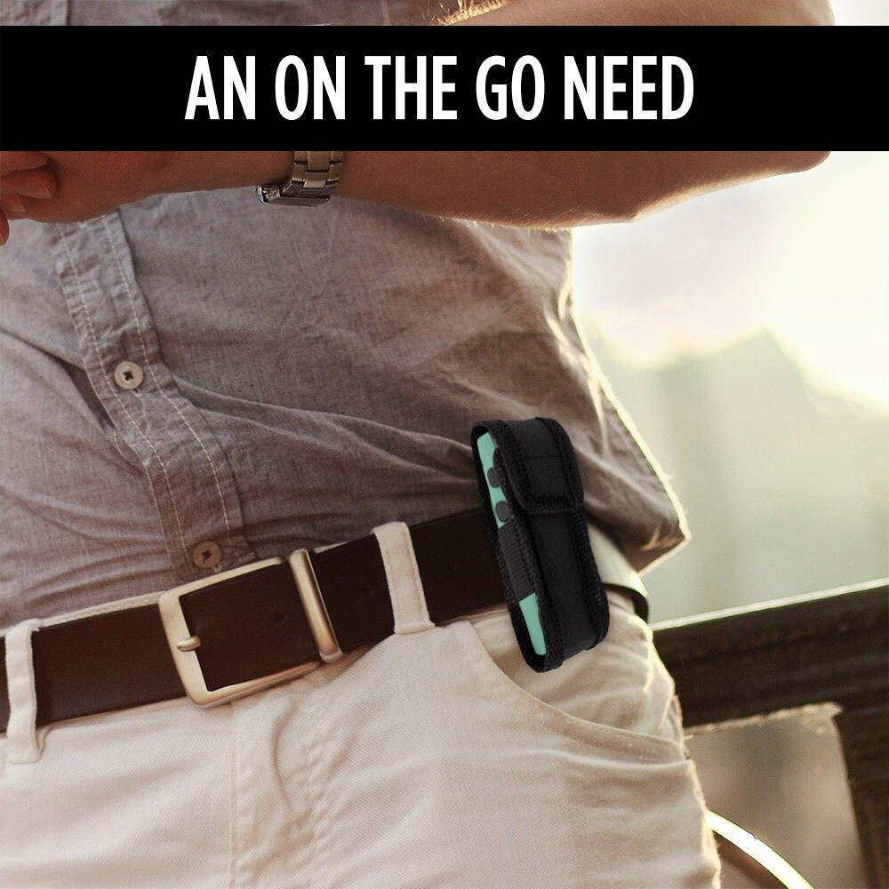 Stealth Compact Safety Device with LED Light & Keychain | Sleek Design with 110