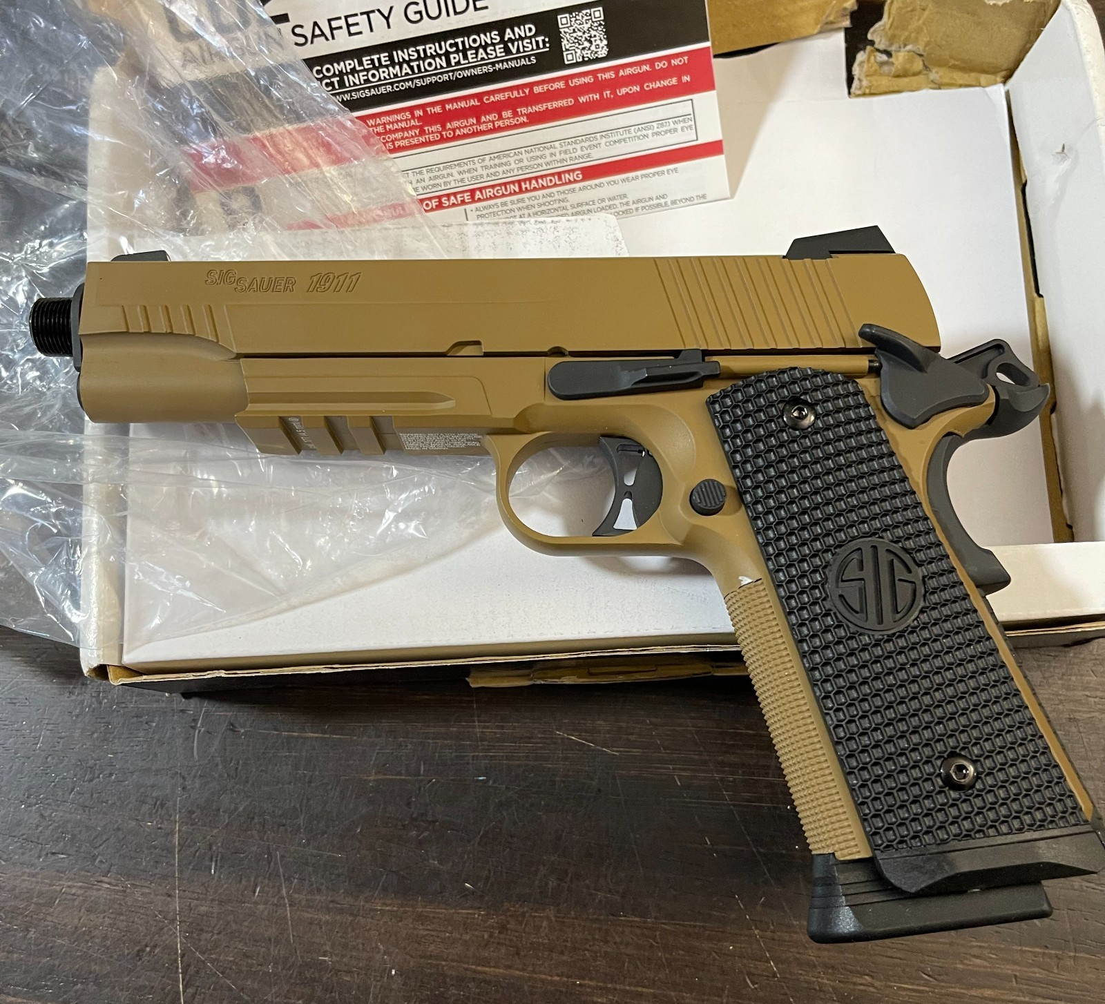 SIG SAUER 1911 Emperor Scorpion CO2 Blowback 4.5mm BB Semi-Auto Air Pistol PARTS