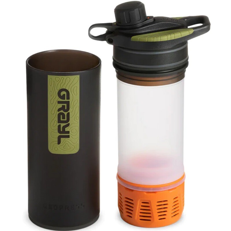 Grayl GeoPress 24oz Water Purifier Bottle Outdoor Survival Portable Filter