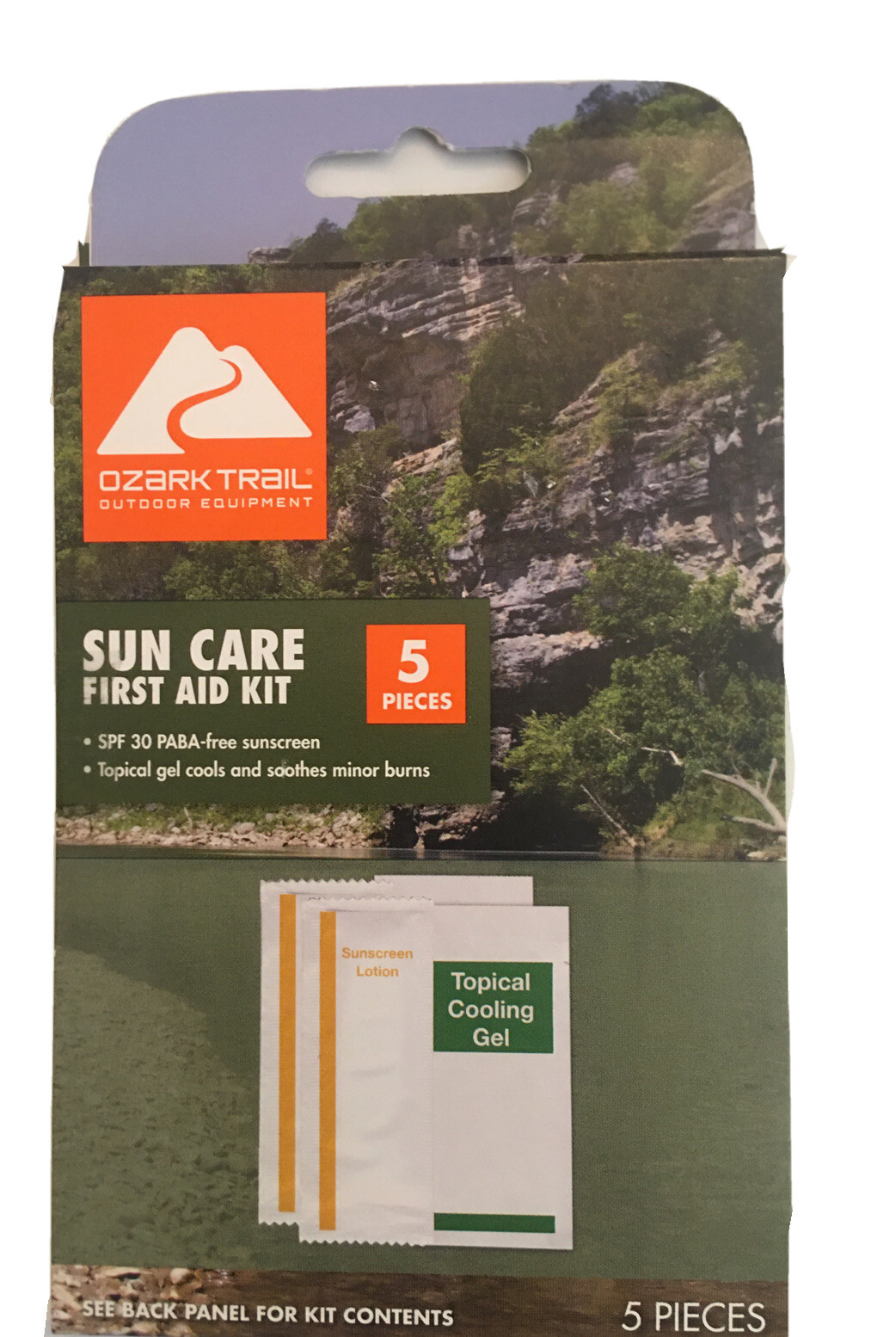 NWT Ozark Trail 5 Piece Mini Suncare Hiking/Camping Kit