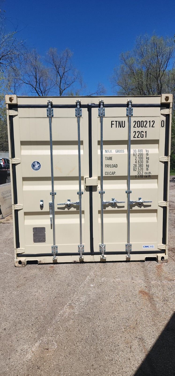 20′ Faraday Cage Shipping Container EMP Storage for Car Generator ATV Tools HDDs
