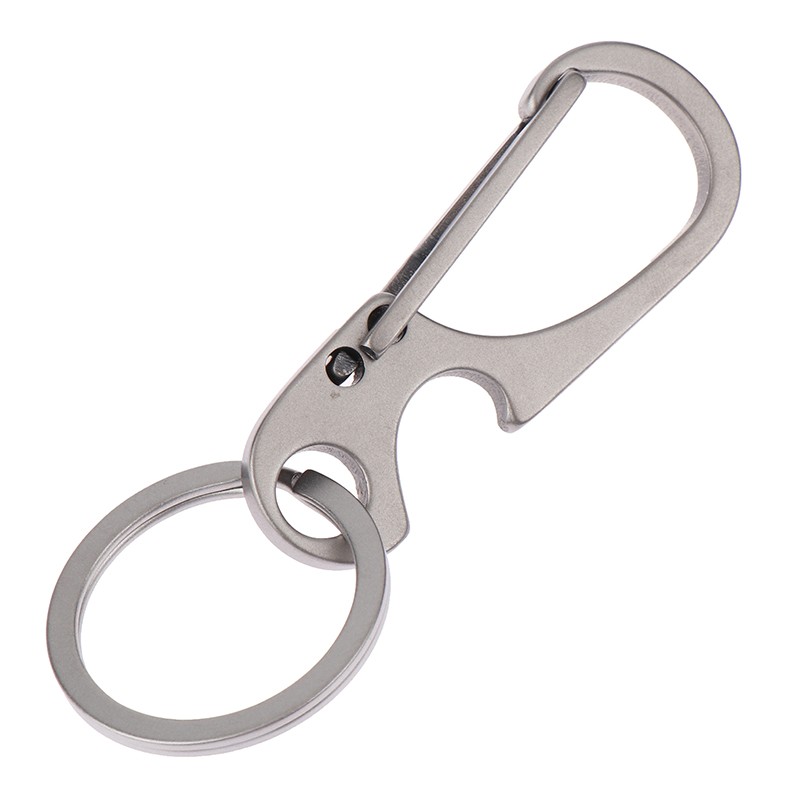 Titanium Alloy Carabiner Multi-function Keychain Outdoor Key Chain Ring Buckle