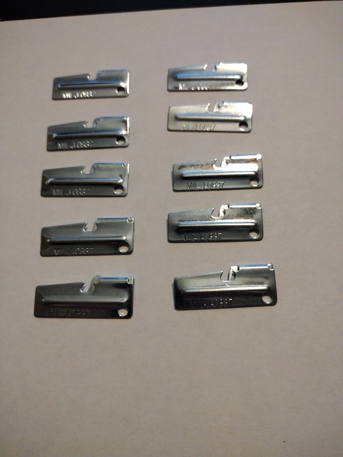P38 CAN OPENER JOHN WAYNE CAMPING SURVIVAL 10 PACK