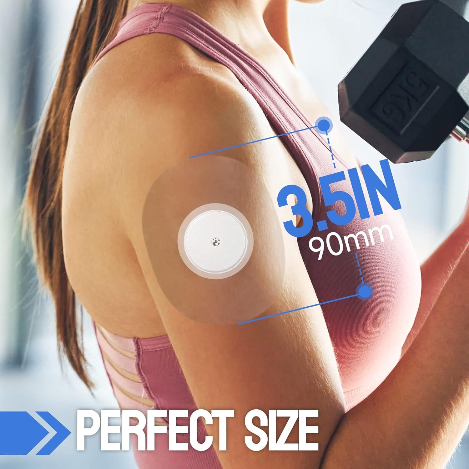 Freestyle Sensor Covers-50 Pack Transparent Sensor Covers Libre 2,3 Waterproof