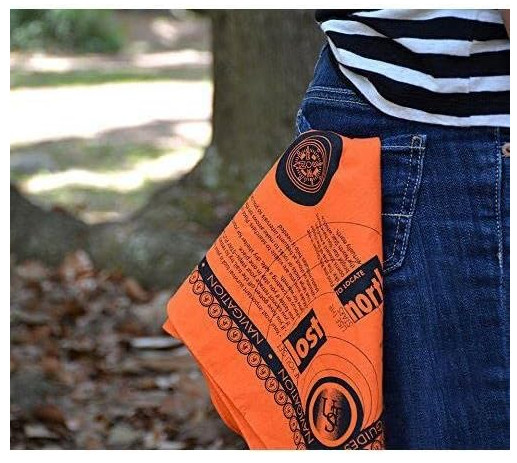 UST Hi-Vis Orange Bandana Survival Tips Hunter’s, Camping, Hiking, Emergency NEW