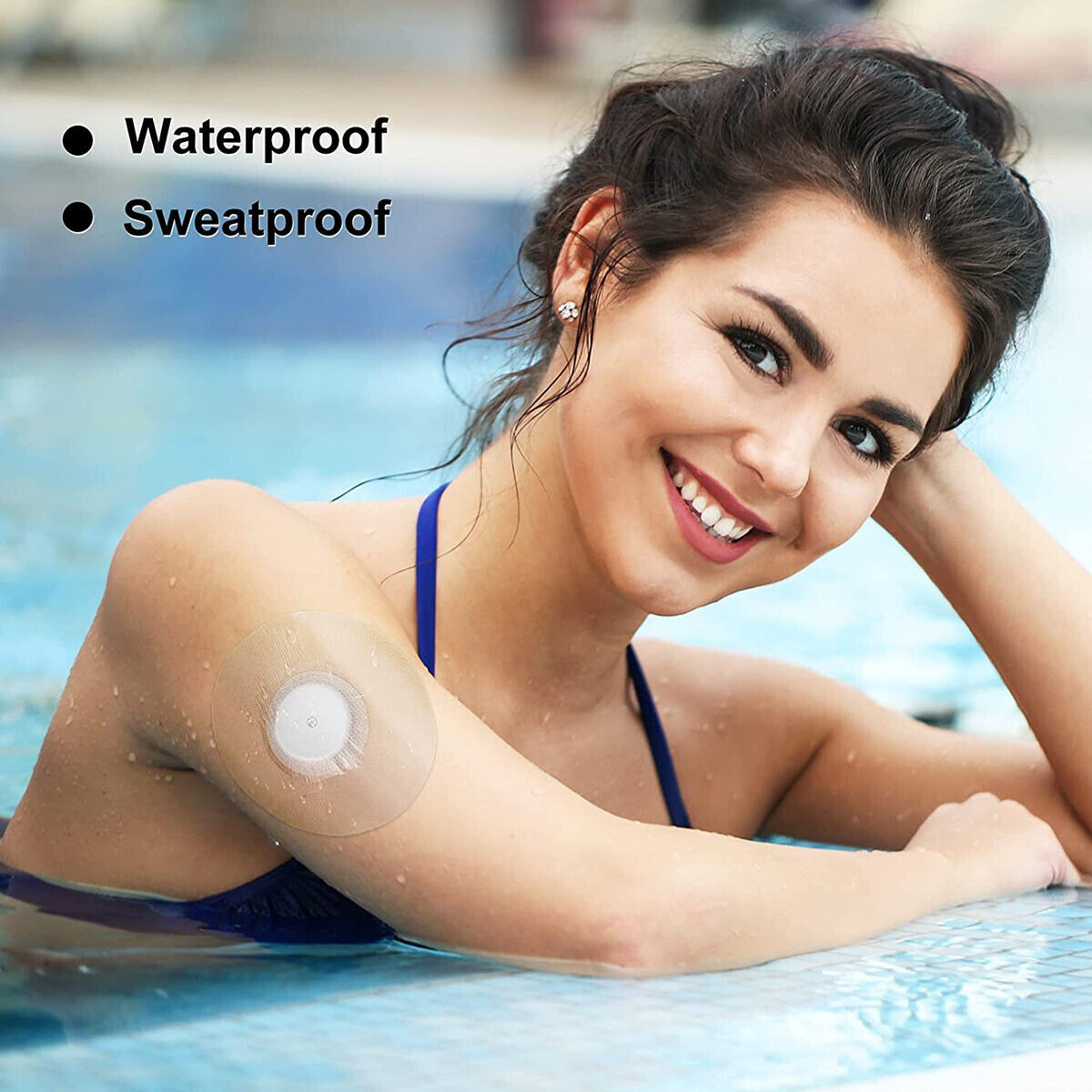 10/50x For Freestyle Libre Sensor Covers Waterproof Breathable Adhesive Patches