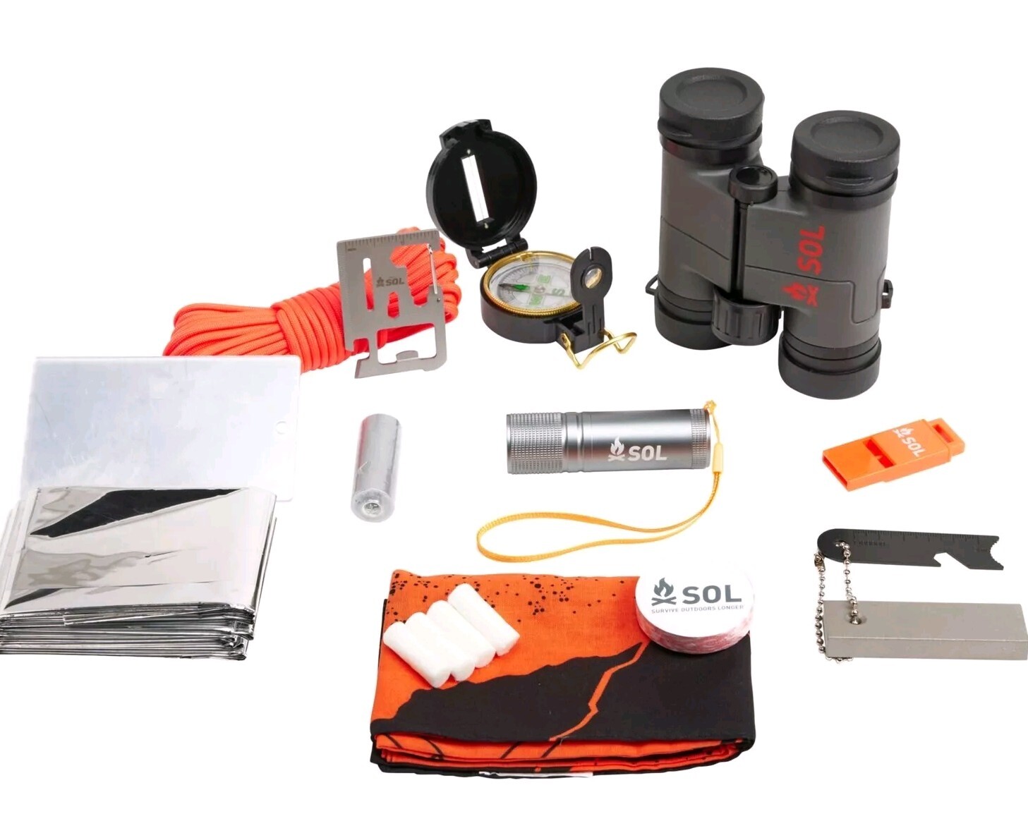 SOL EXPLORERS KIT 14 pc. Survival Essential Starter Kit – BRAND NEW (OOP)