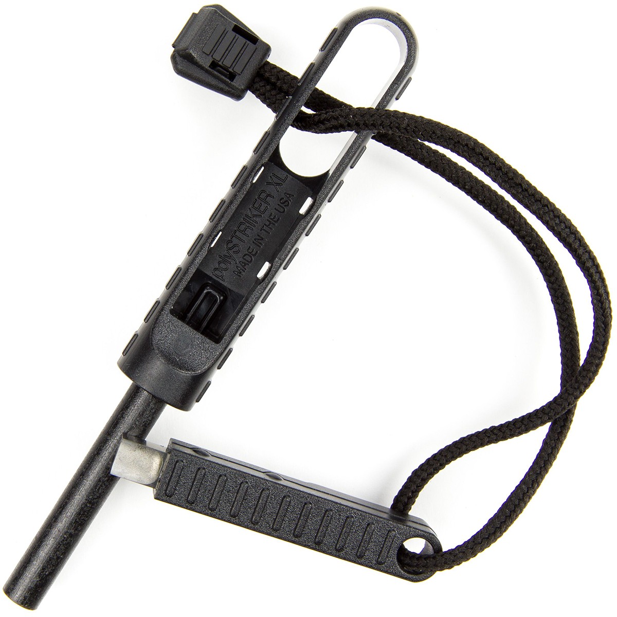 Exotac polySTRIKER XL Ultra-Light Ferrocerium Rod Firestarter – Black