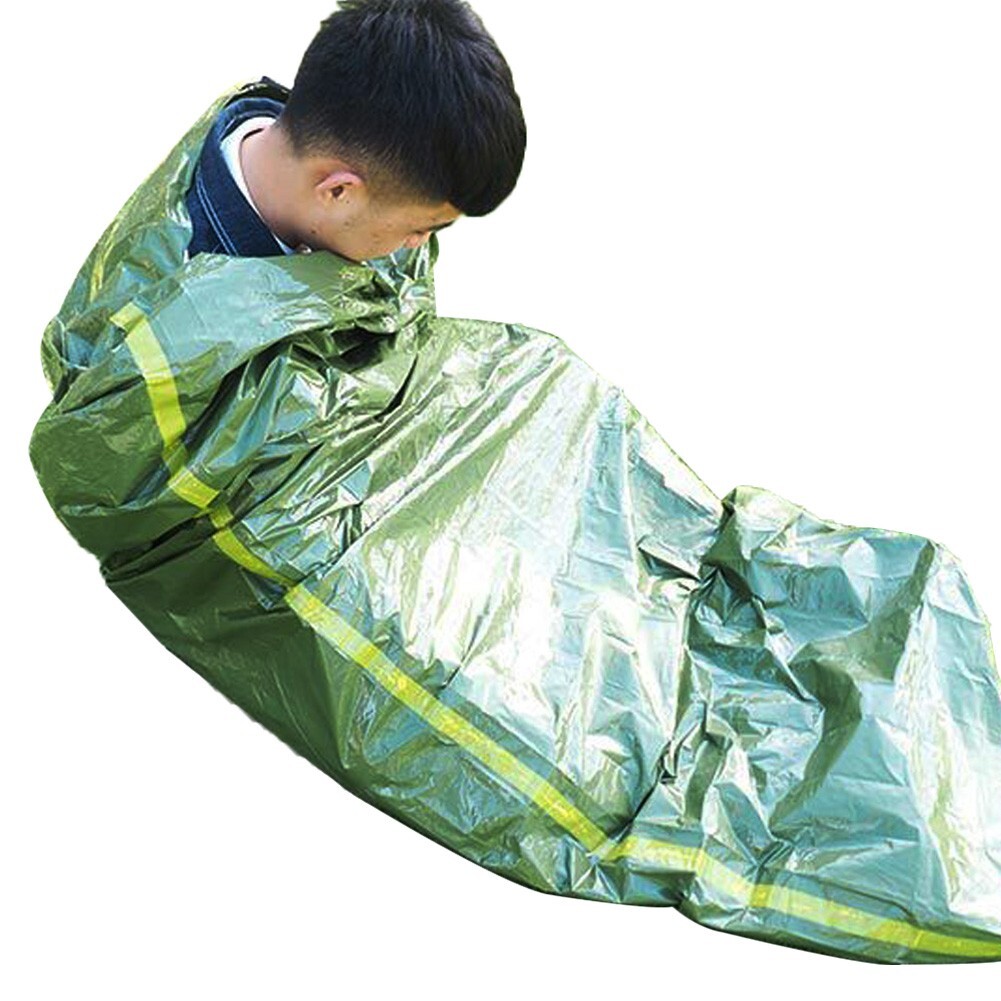 Emergency Sleeping Bag Cold Weather Survival Heat Reflective for Outdoor Camping