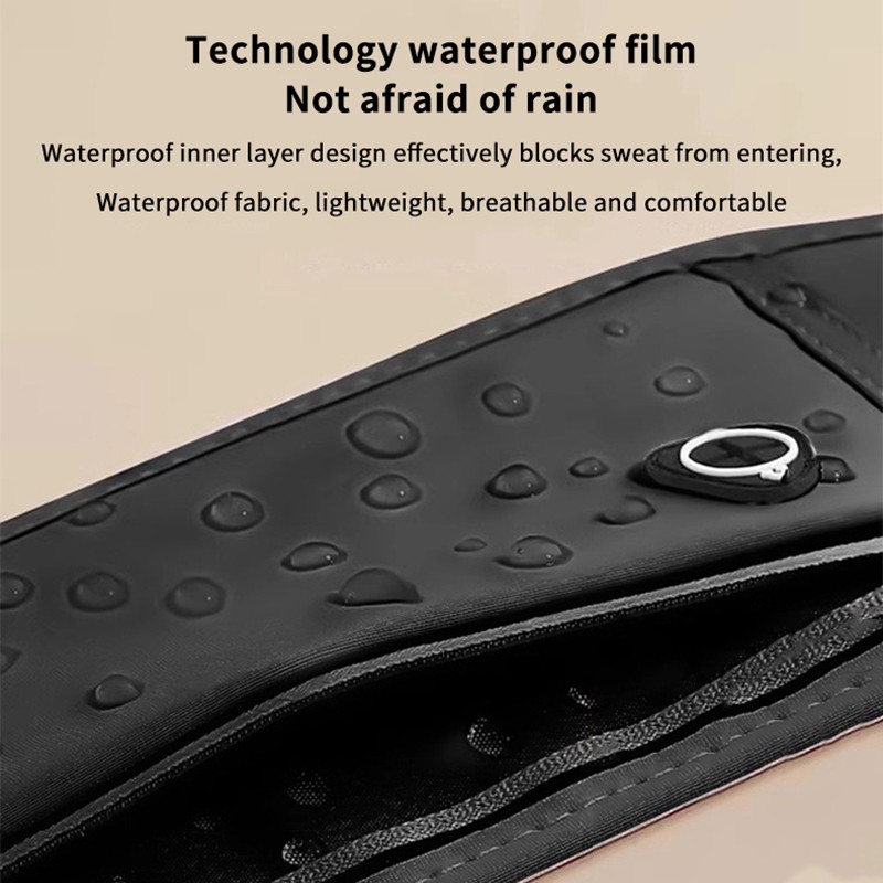 Outdoor Waterproof Invisible Running Waist Bag Sports Fanny Pack Men Women