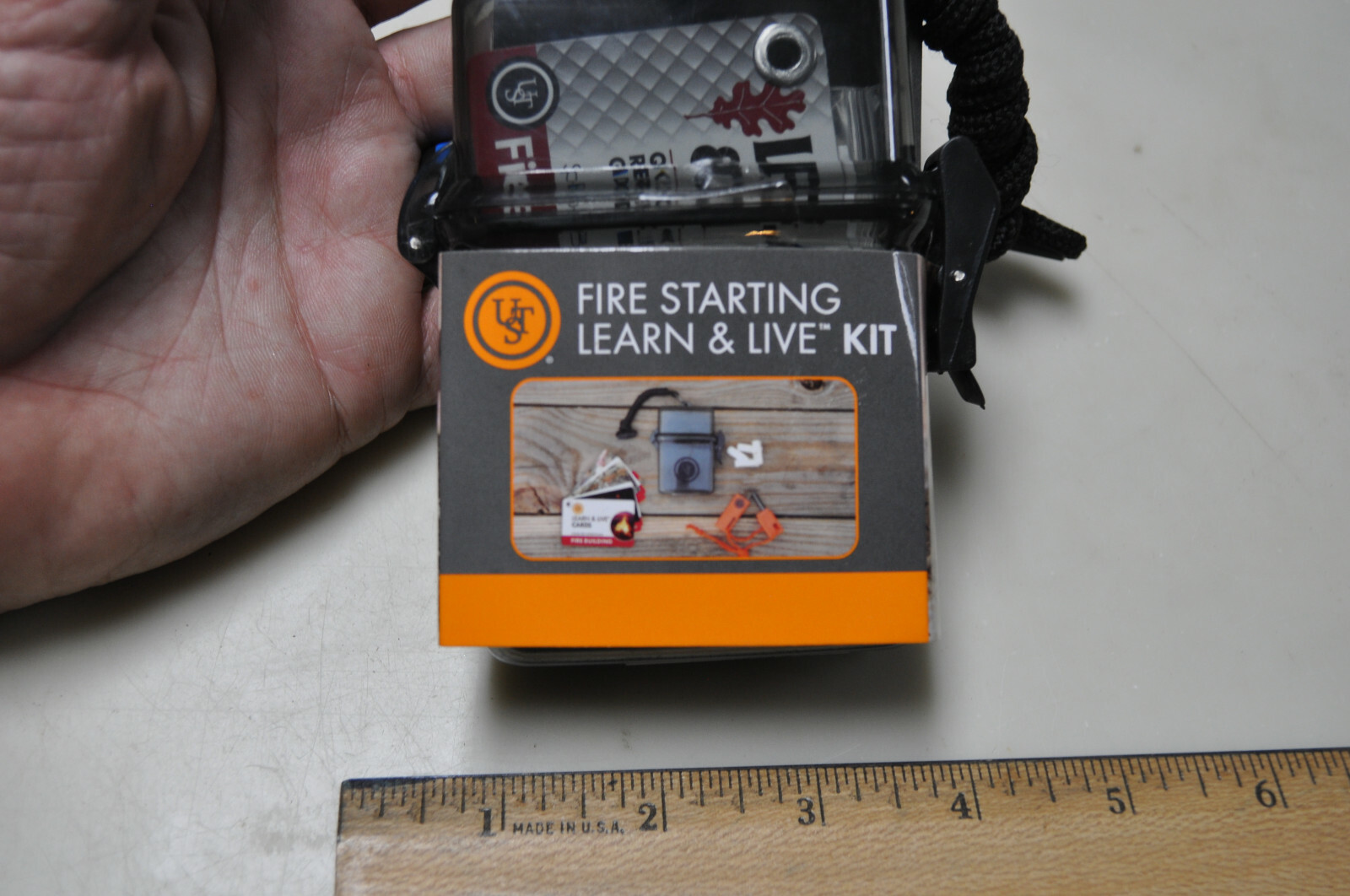 UST Learn and Live Fire Starting Kit, New Unused Cond, See Pictures for Content