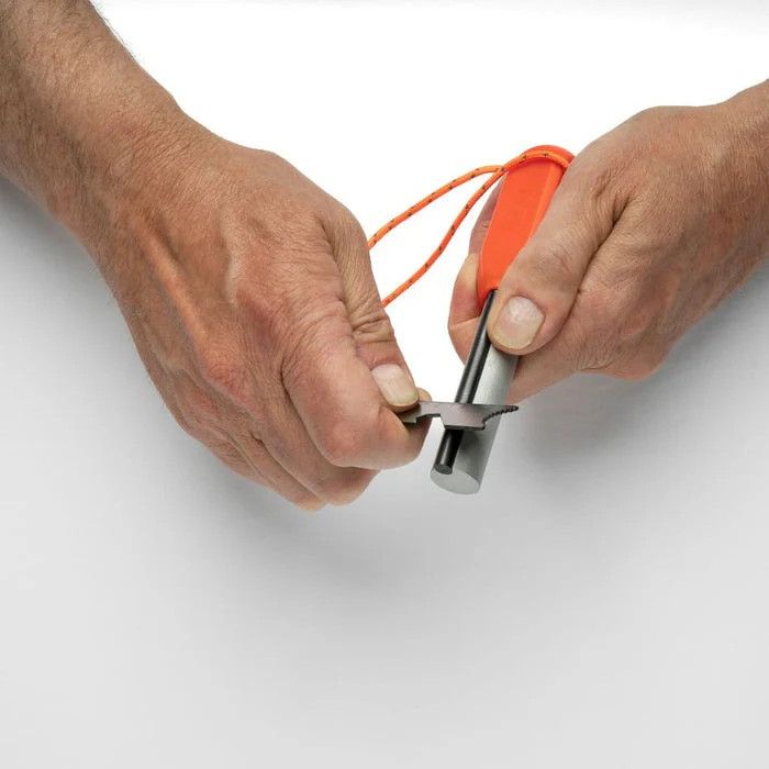 SOL Mag Striker w/ Tinder Cord Ferro Rod Fire Starter Bottle Opener for Camping