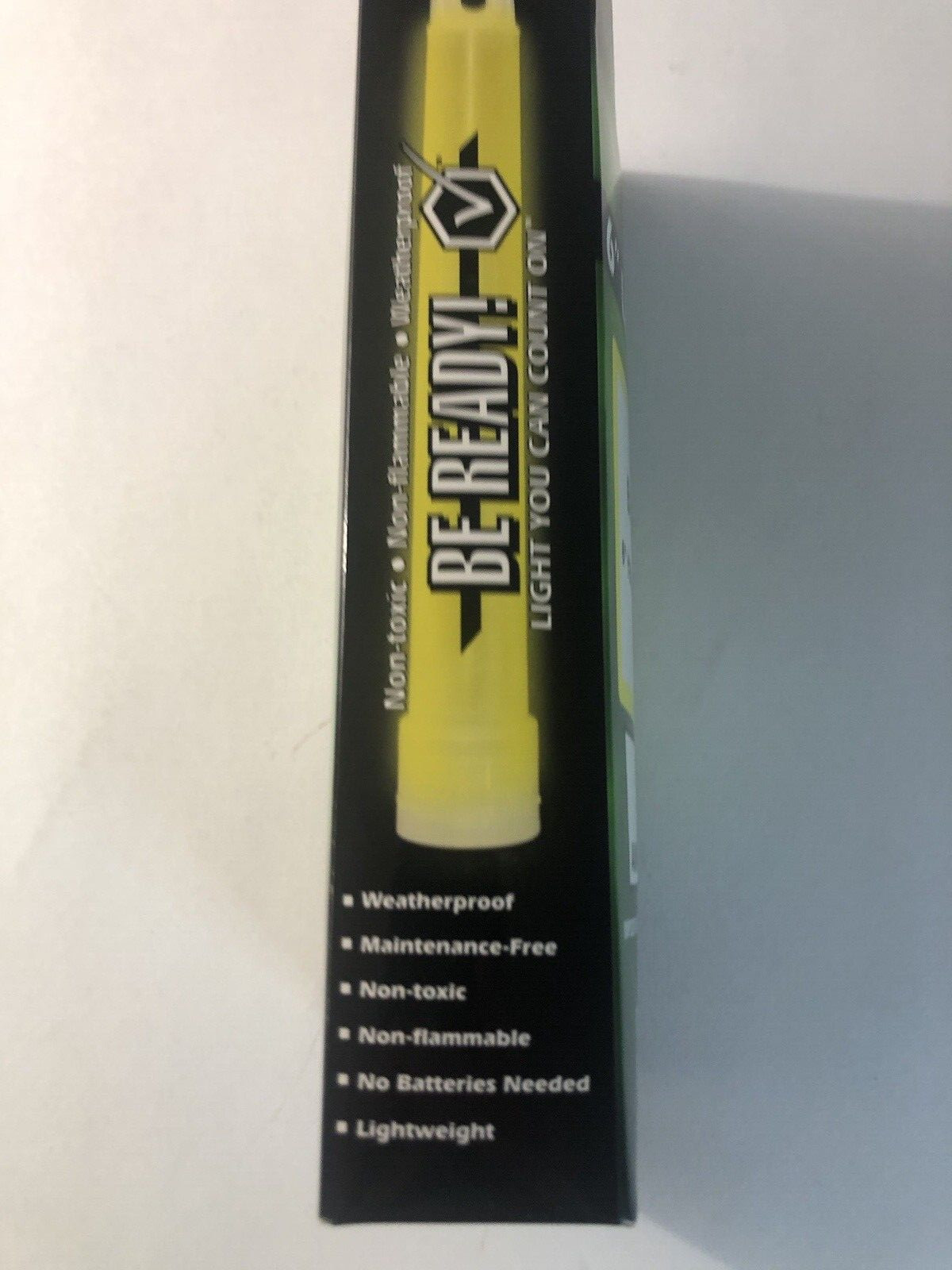 6″ Yellow Lightsticks (Pack of 10), BP-9-60074, 12 hours, Be Ready!