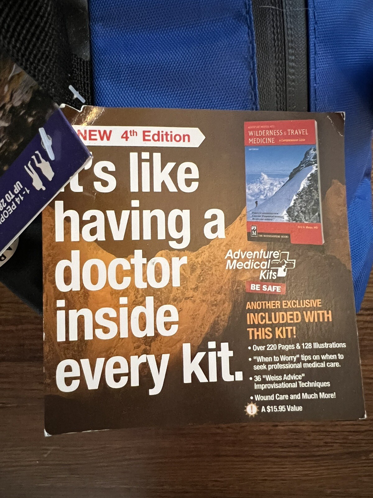 ADVENTURE MEDICAL KITS MOUNTAIN SERIES COMPREHENSIVE MEDICAL KIT, SEALED!