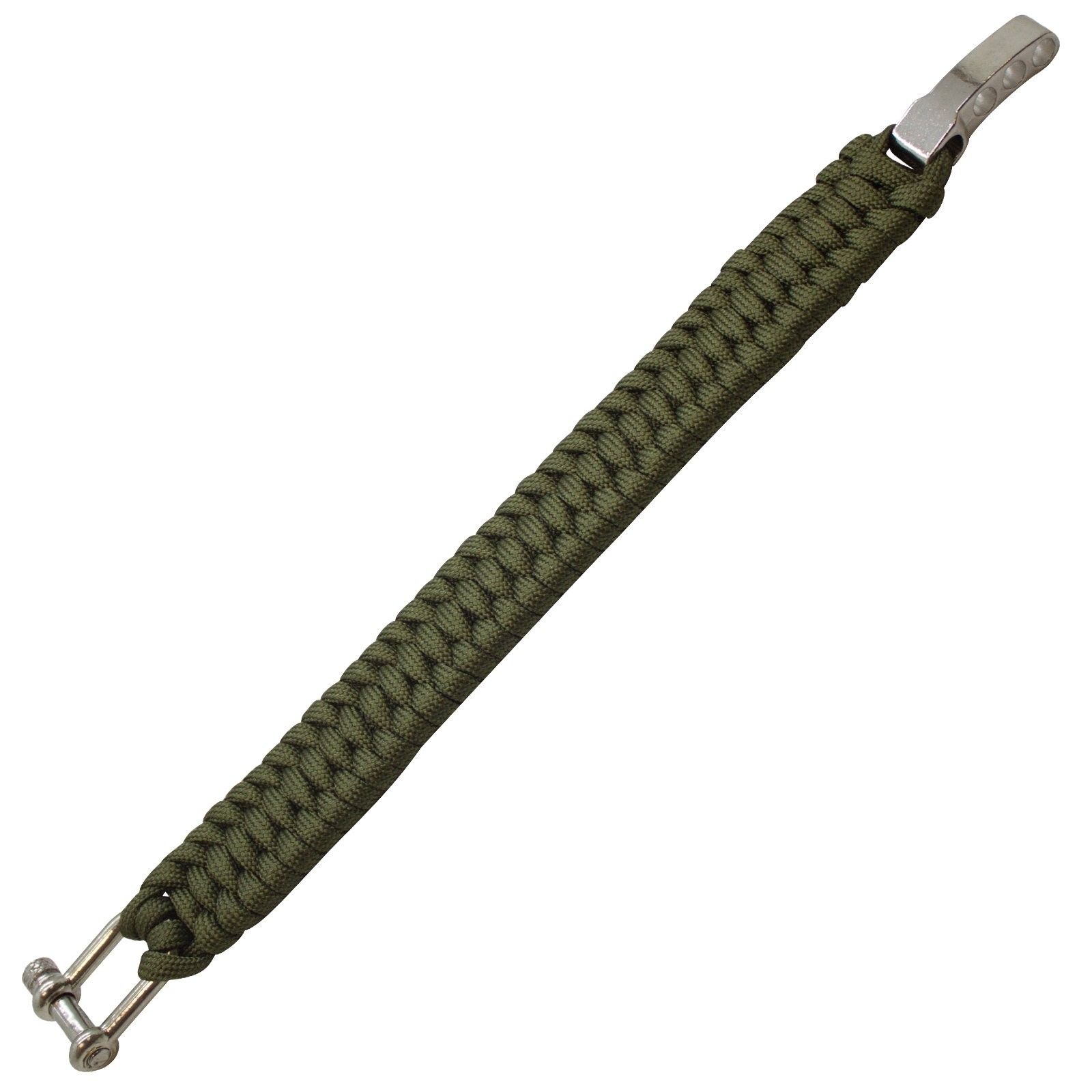SAS Southland Archery Supply Survival Paracord Bracelet 550lbs (Green Green
