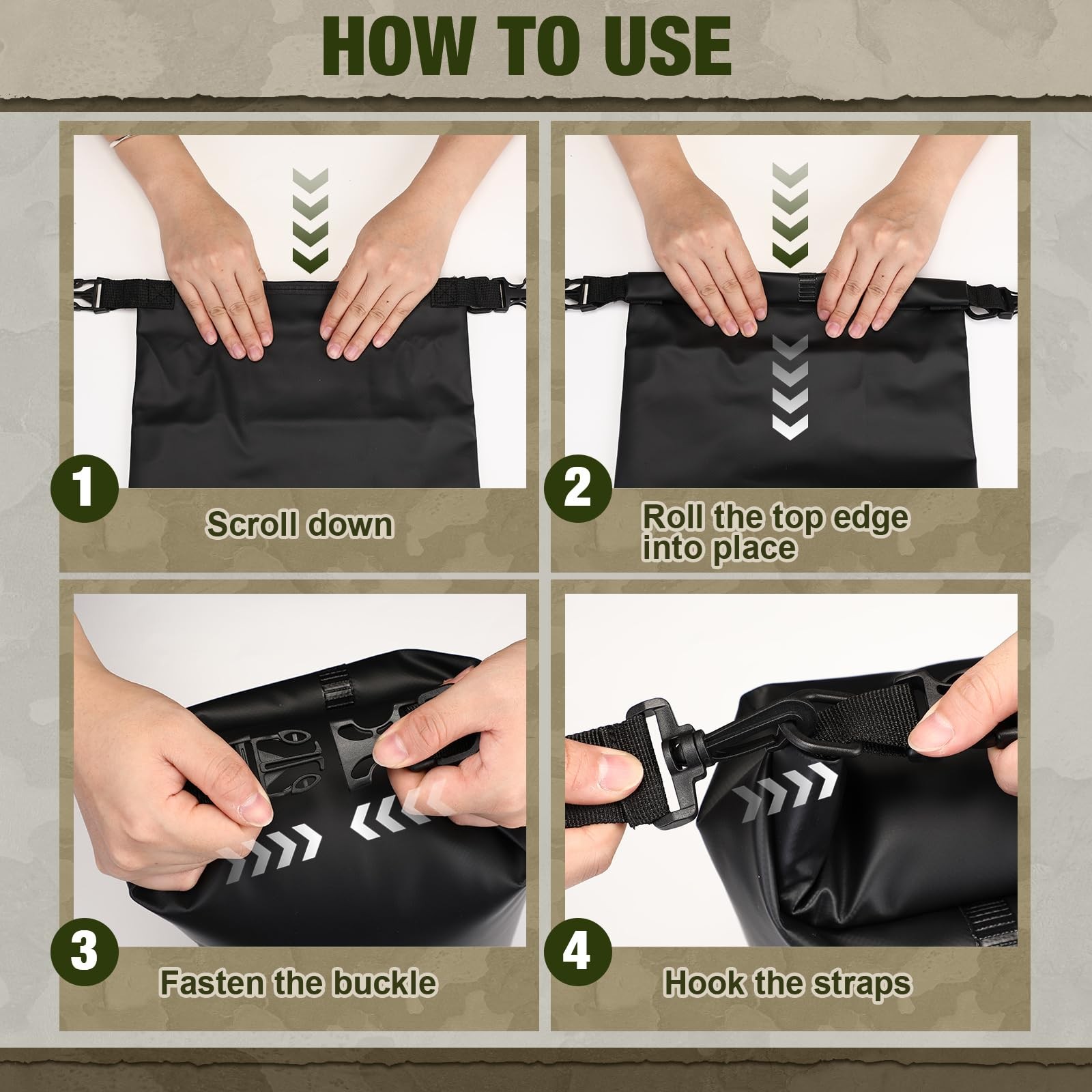 2 Sets Bear Food Bag for Camping Food Hanging System Includes 2 Waterproof Be…