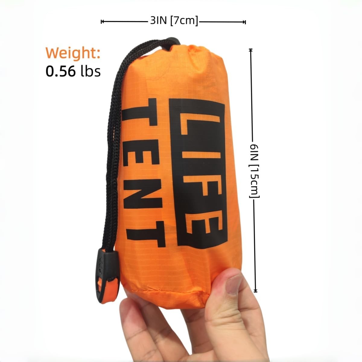 Emergency Survival Tent. Emergency Tent with Emergency Whistle,Emergency Shel…
