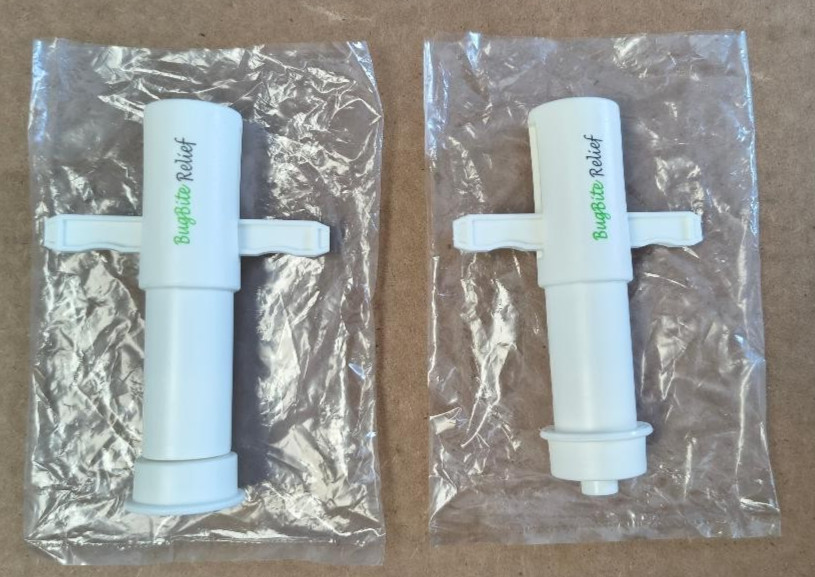 2 PK Bug Bite Relief Insect Poison Remover Suction Tool For Insect Bite Sting