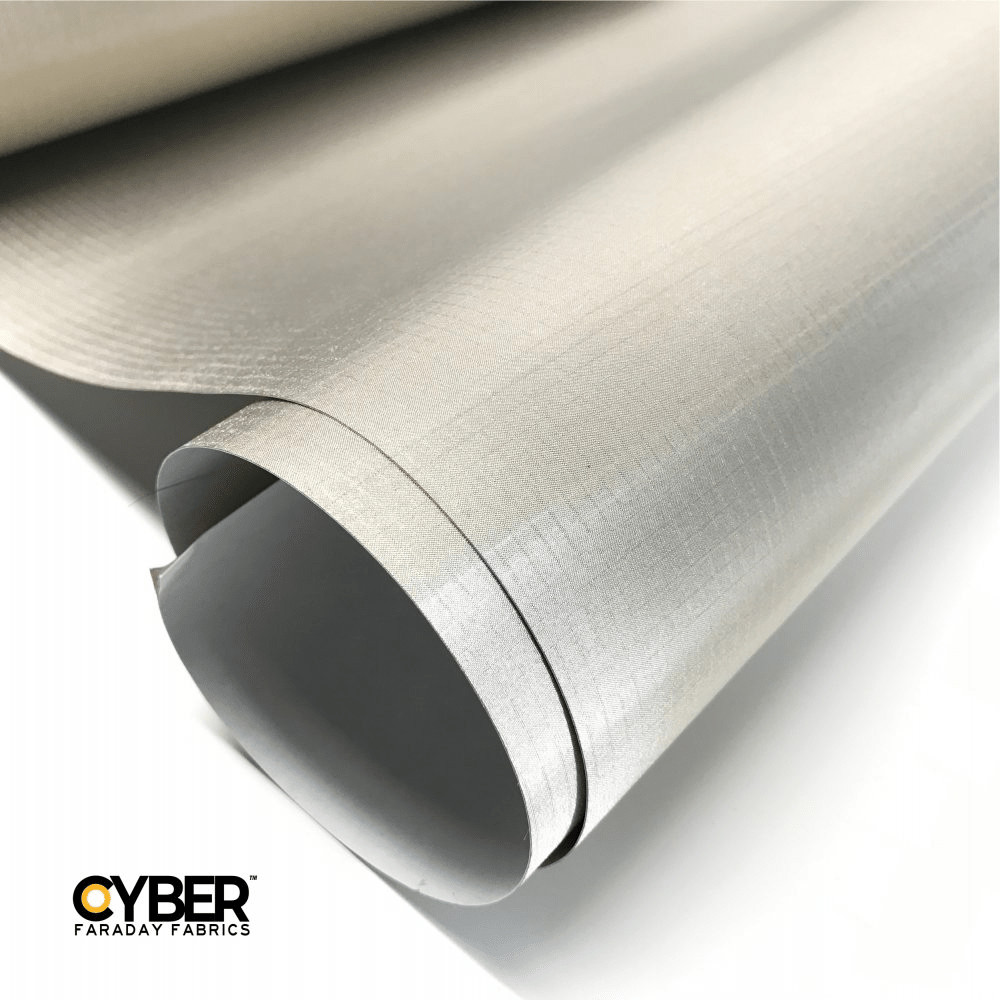 Faraday Cyber NC-RS-A Adhesive EMF RF Shielding Nickel Copper 50″x1′