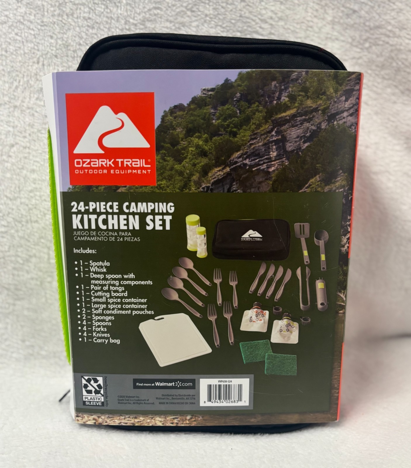 Ozark Trail 24-Piece Camping Kitchen Set