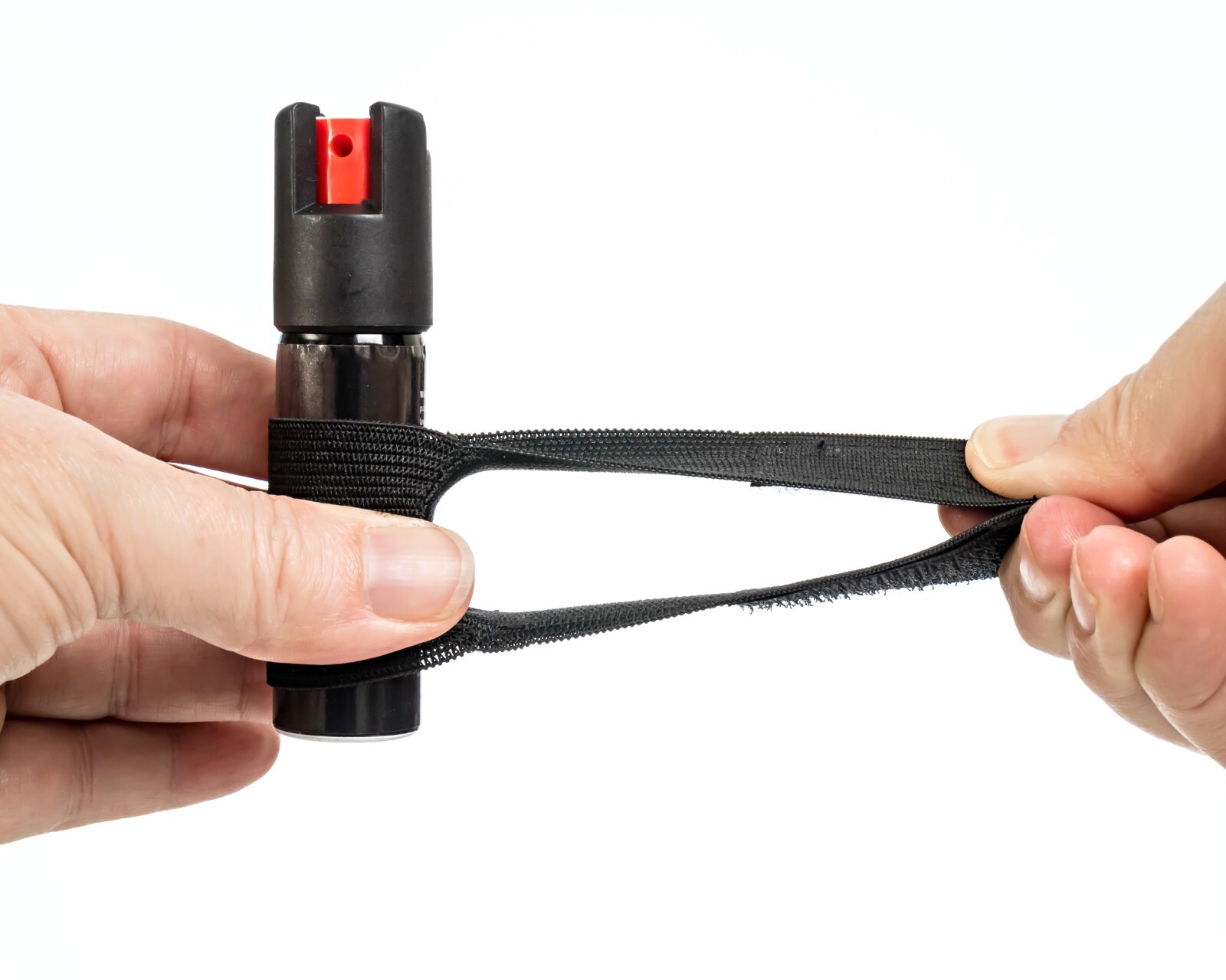 2 Pack Burn Pepper Spray for Self Defense with Security Strap 0.84 fl oz Black