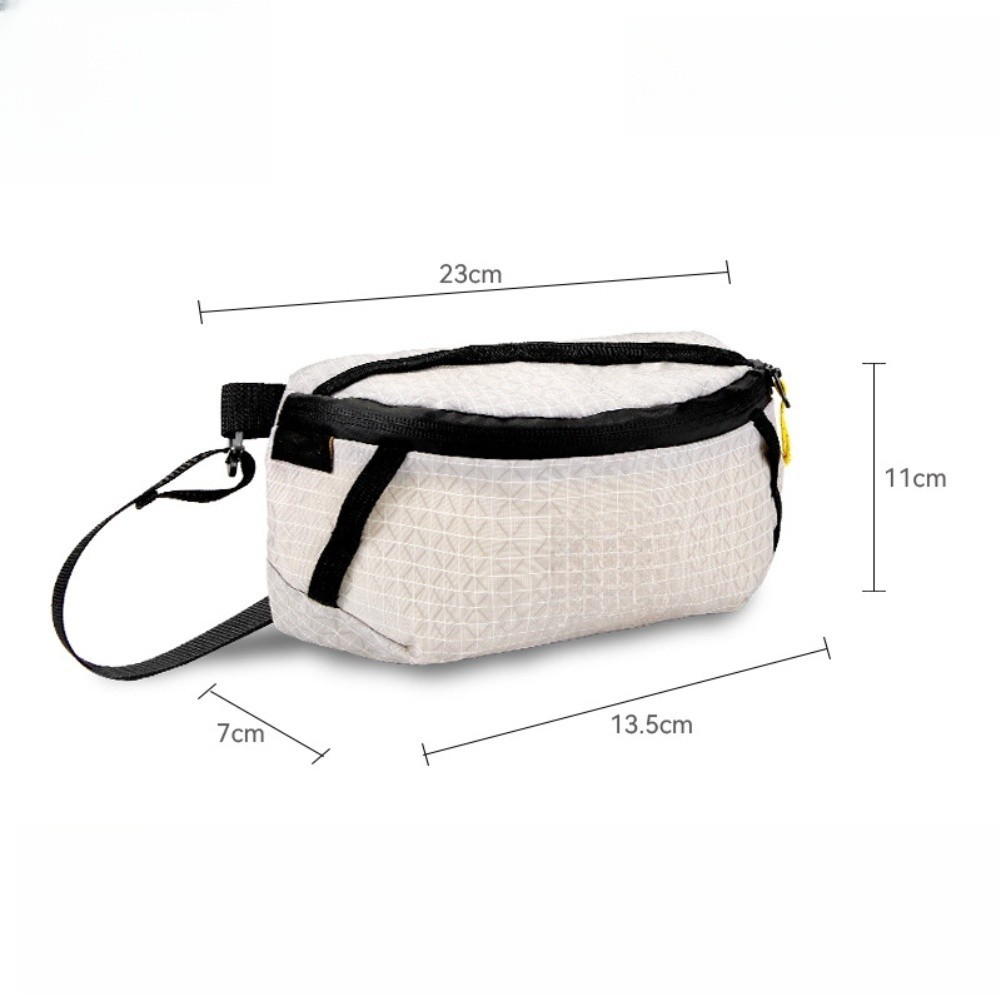 Sport waist bag made with For Dyneema waterproof fabric lightweight for hiking