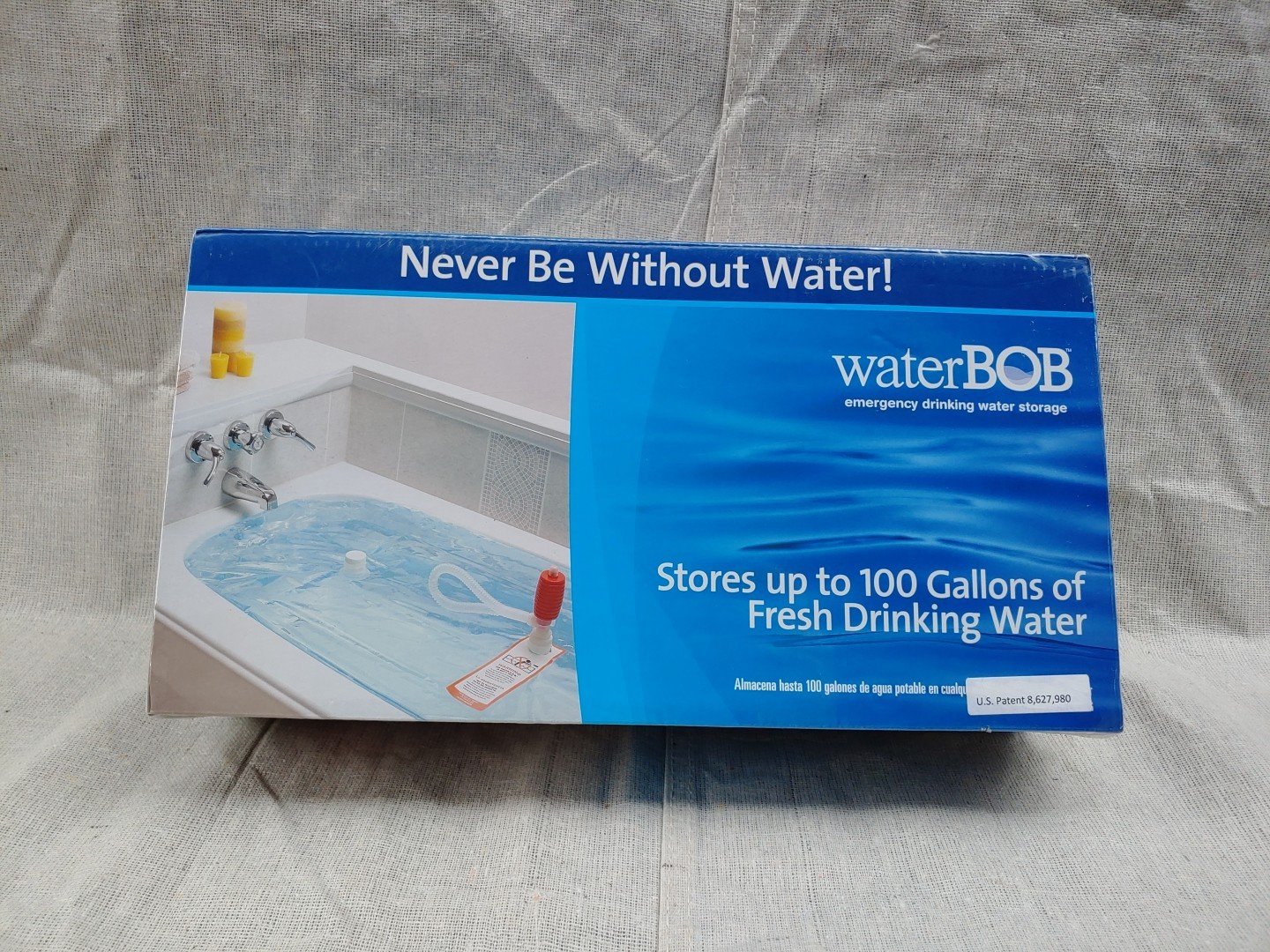 Water BOB Survival Emergency Drinking Fresh Water Storage 100-Gallons Kit SEALED