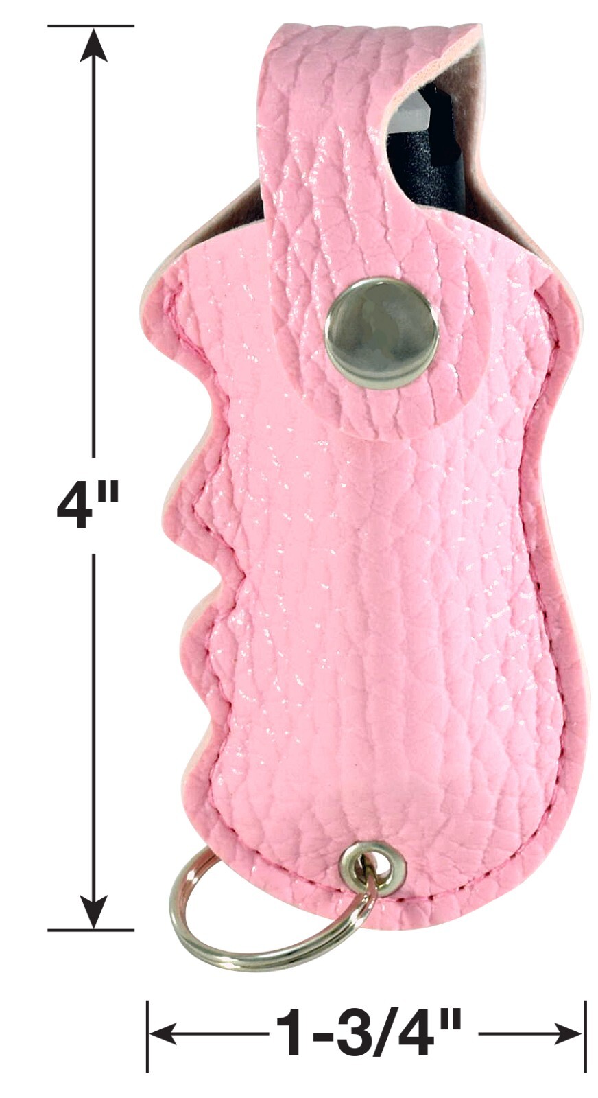 Pepper Defense 2-PACK OC Pepper Spray Max Strength Black & Pink Holsters UV Dye