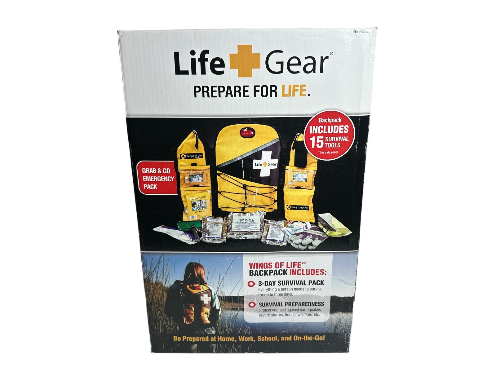 Life Gear Wings of Life 72 hour survival kit backpack